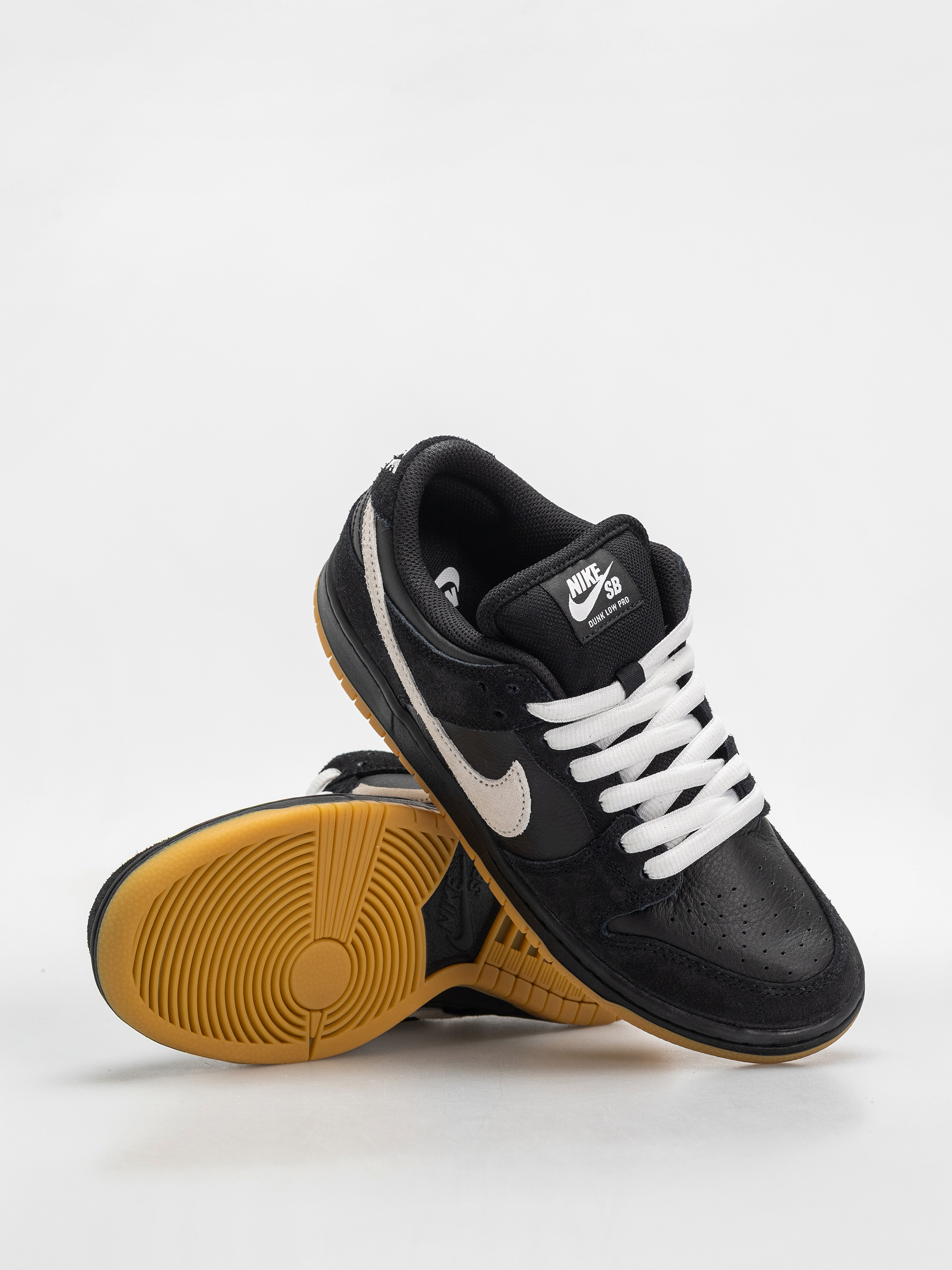 Buty Nike SB Dunk Low Pro (black/white black gum light brown)