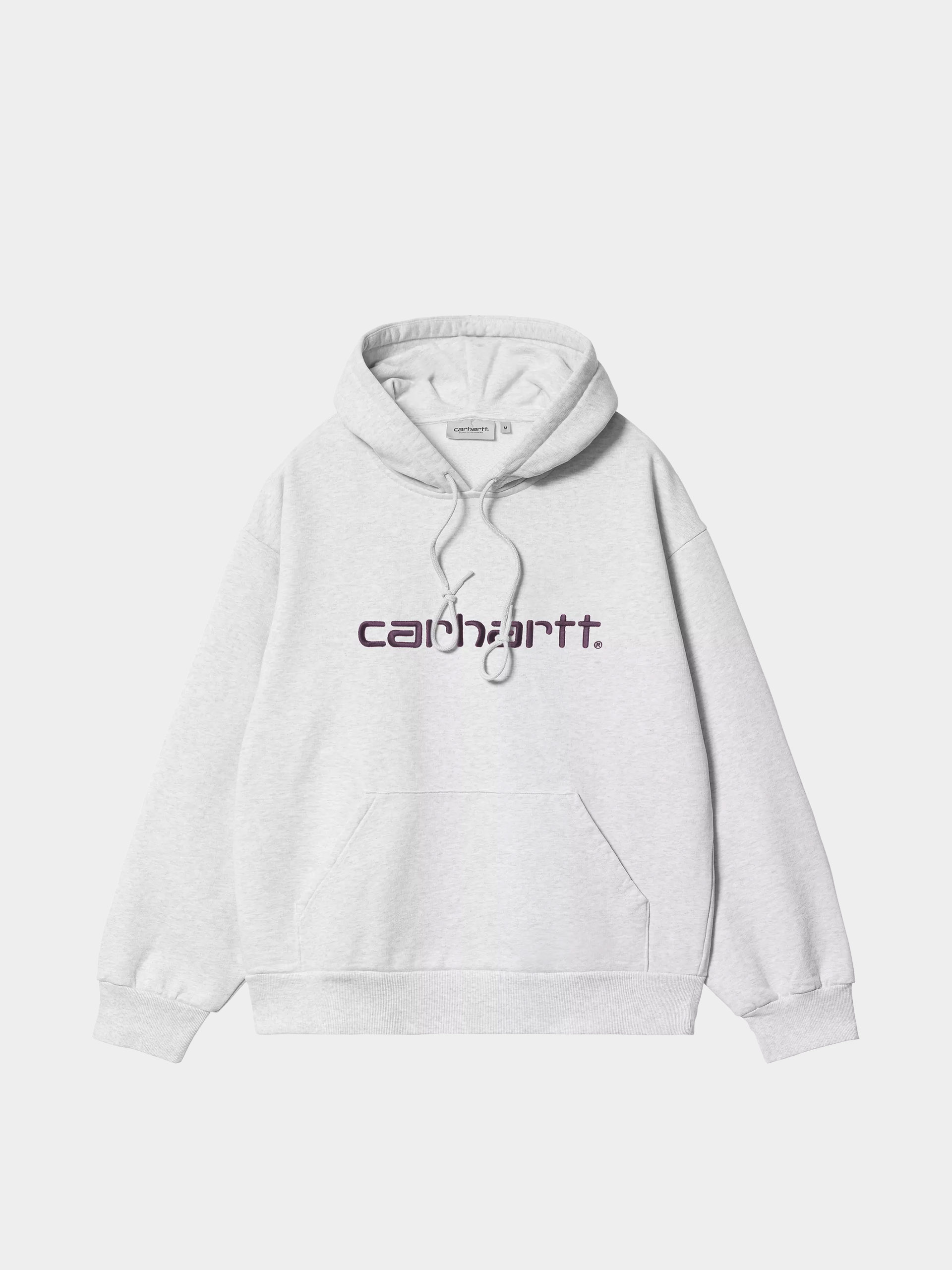 Bluza z kapturem Carhartt WIP Carhartt HD (ash heather/cozy purple)
