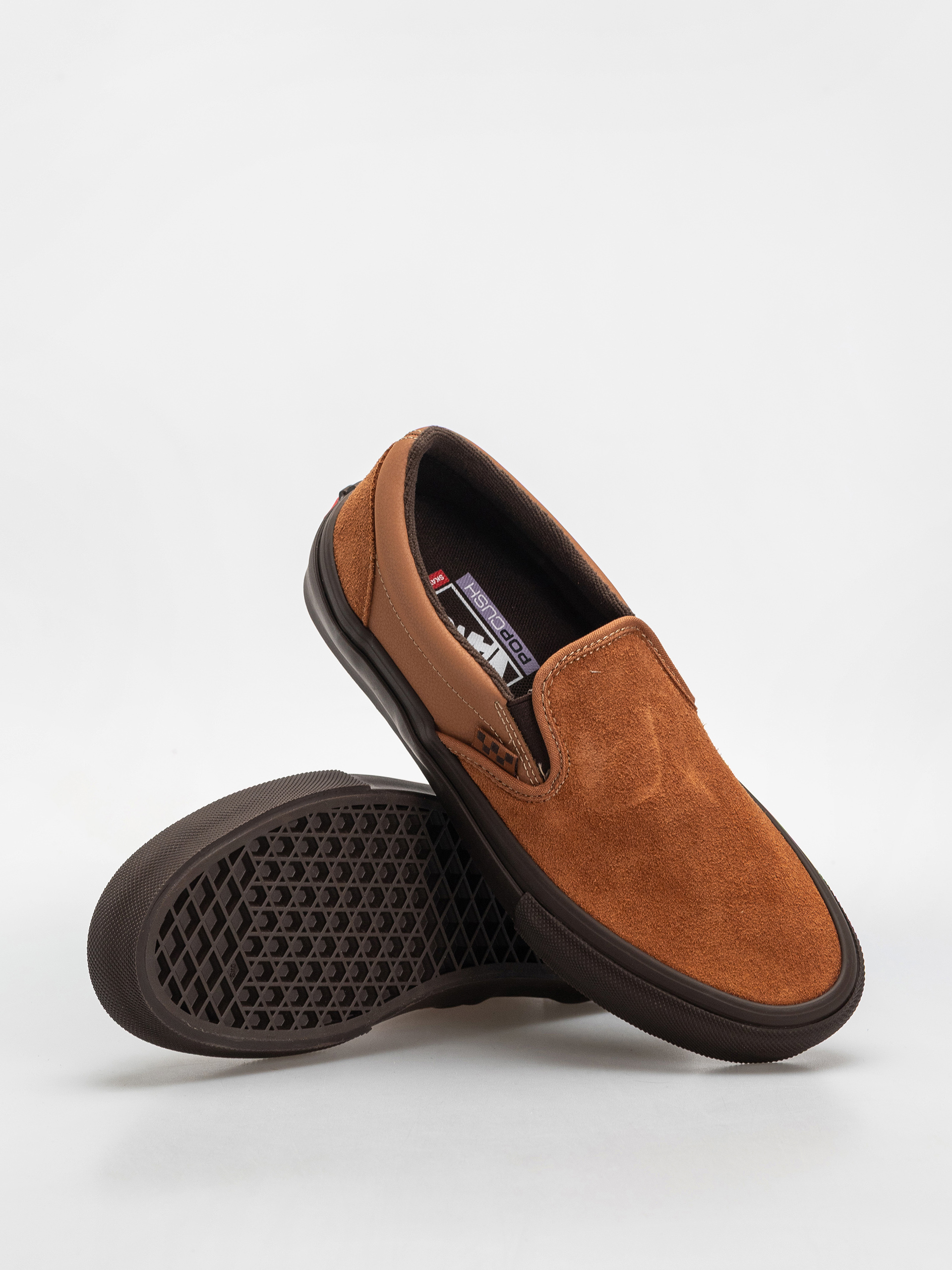 Buty Vans Skate Slip On (brown/gum)