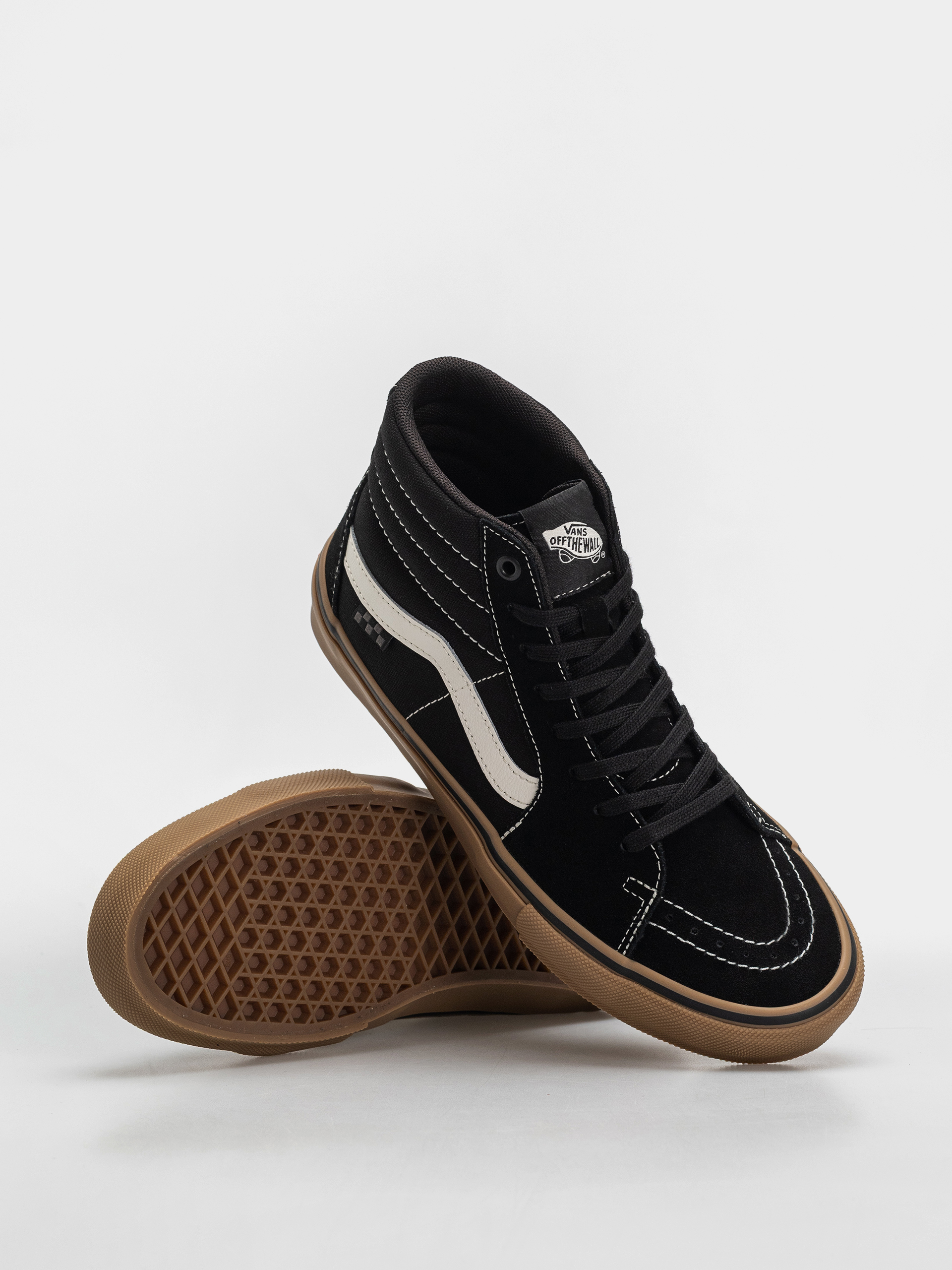 Buty Vans Skate Sk8 Hi (black/gum/white)