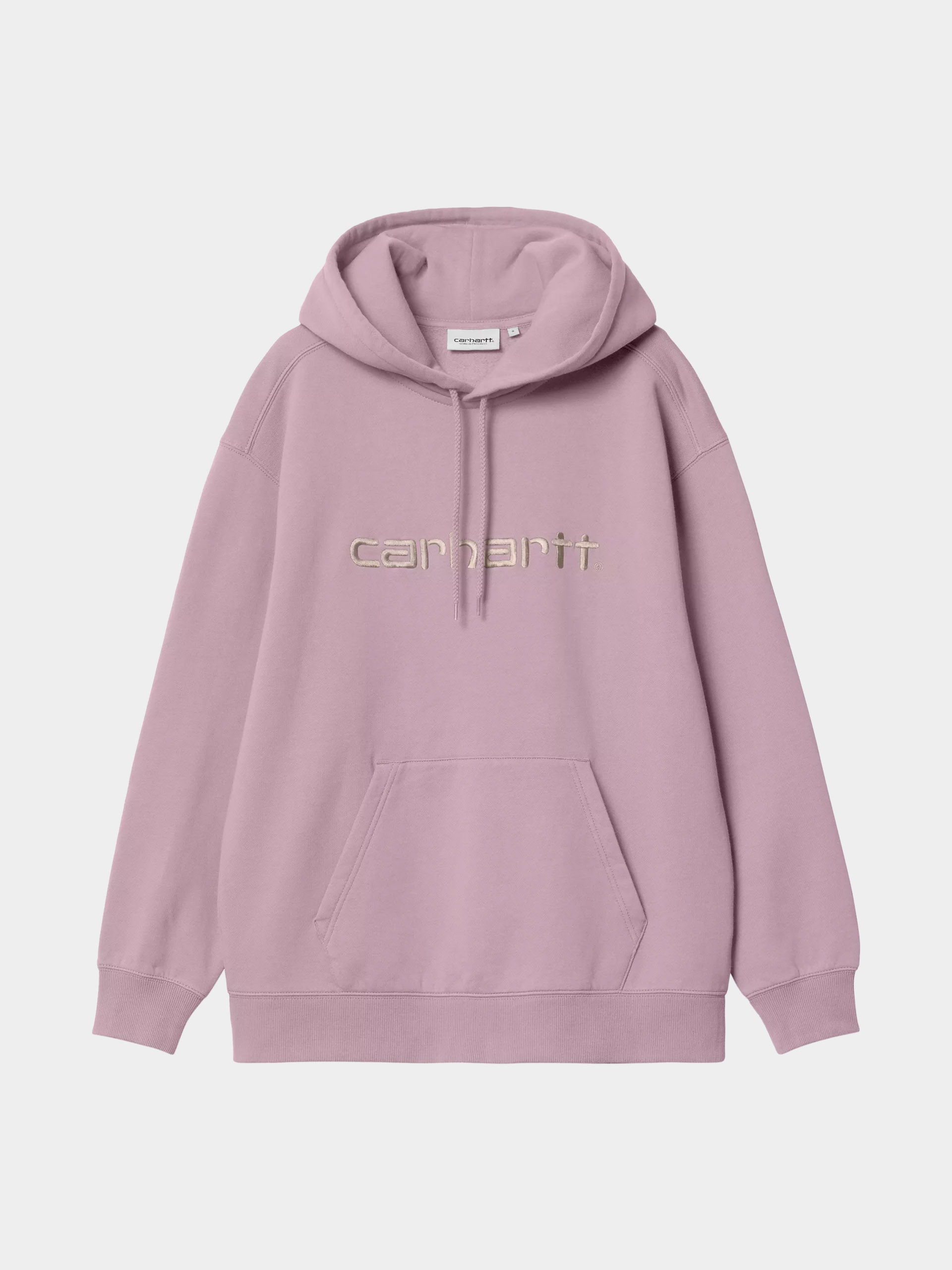 Bluza z kapturem Carhartt WIP Carhartt HD Wmn (gentle pink/cinnerus)