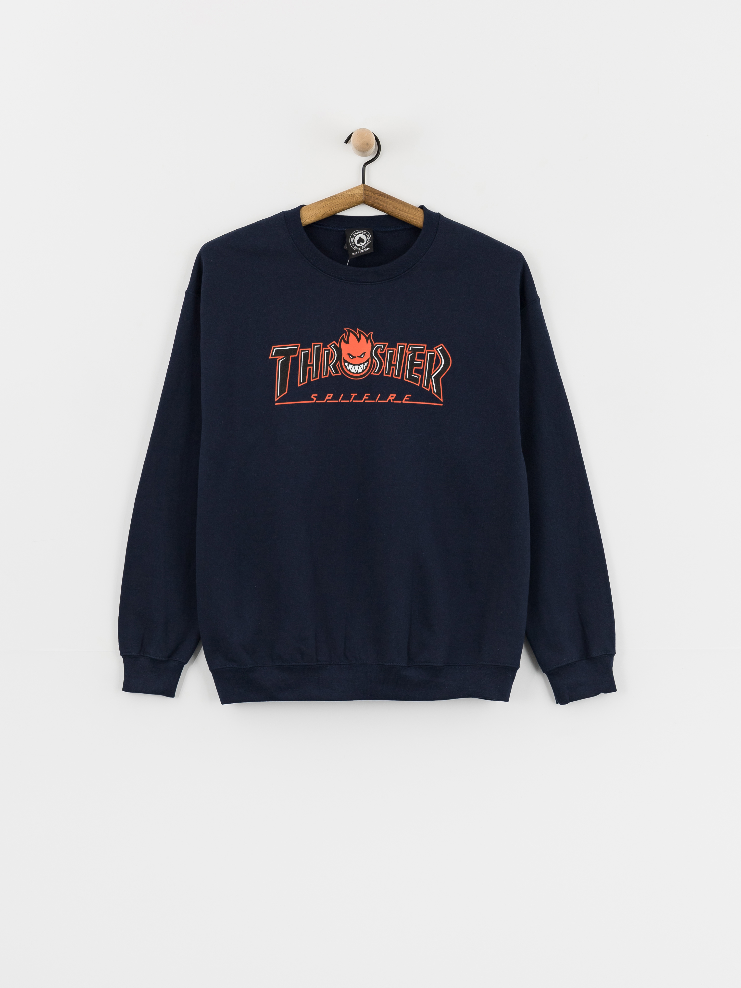 Bluza Thrasher x Spitfire Big Head Outline (navy)