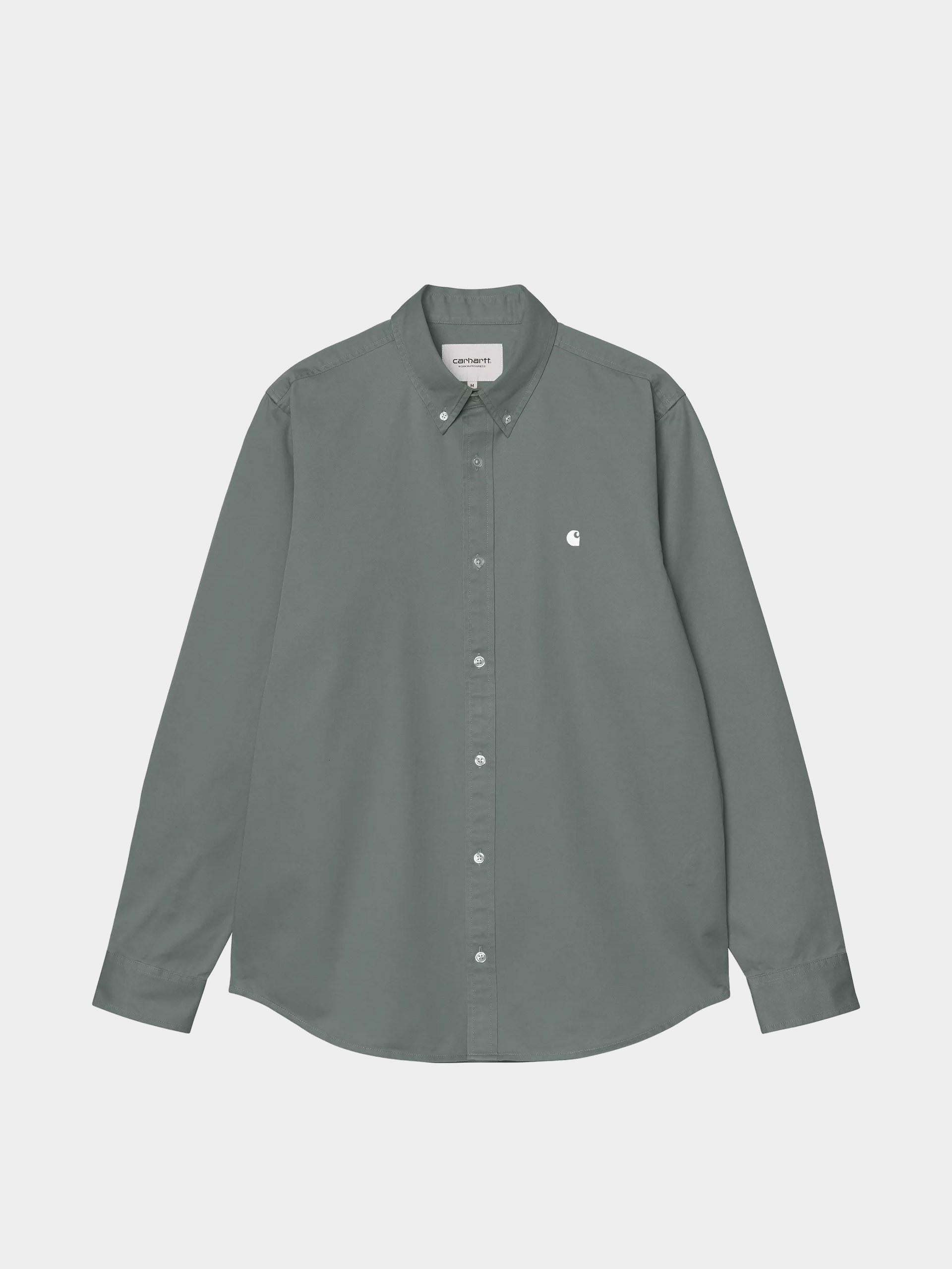Koszula Carhartt WIP Madison (velvet green/white)
