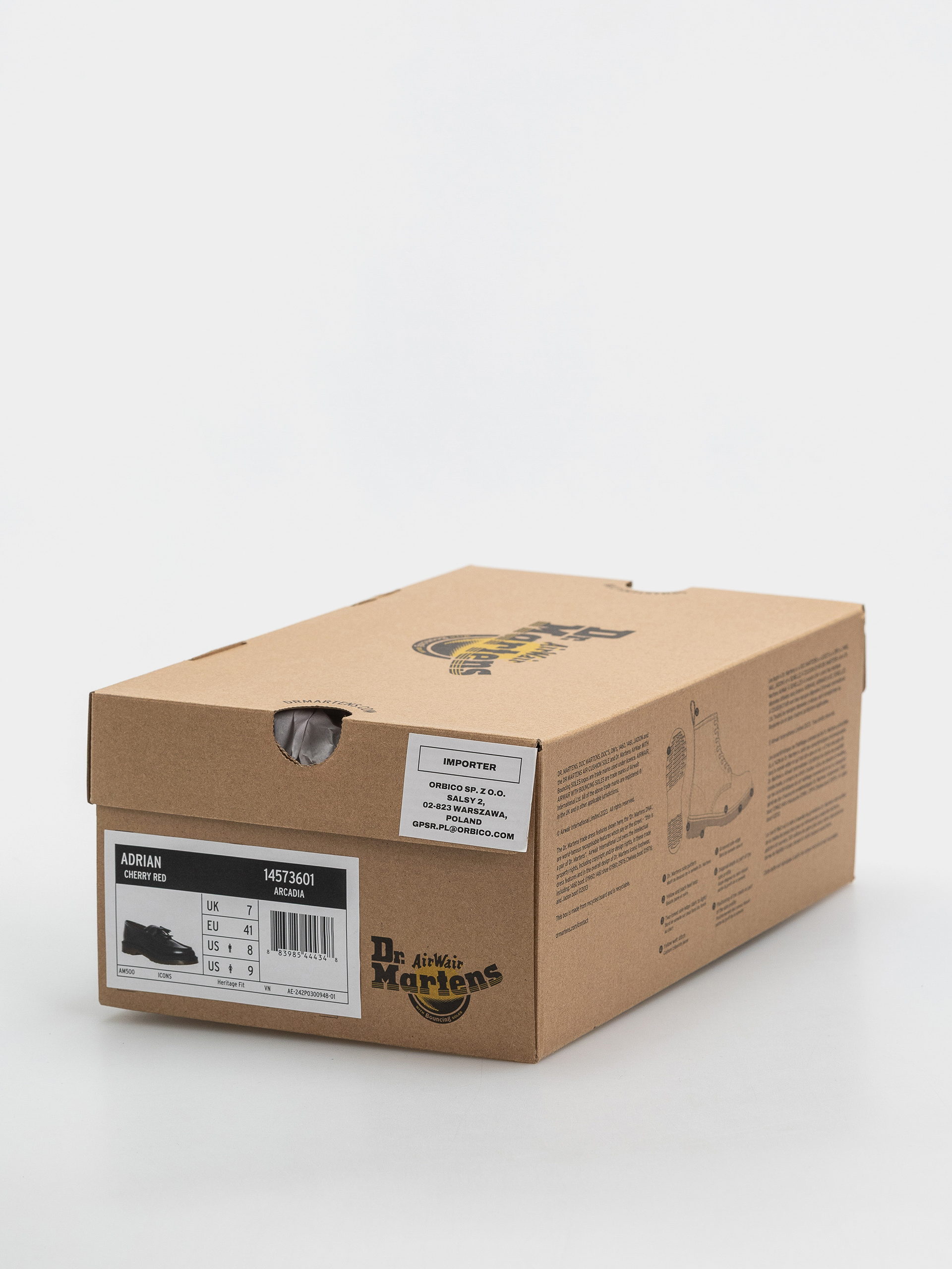 Buty Dr. Martens Adrian Tassel Loafer (cherry red arcadia)