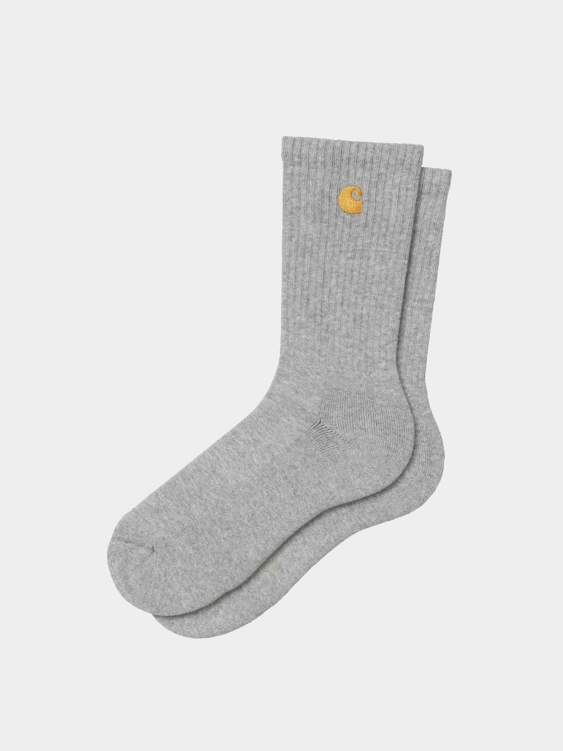 Skarpetki Carhartt WIP Chase (grey heather/gold)