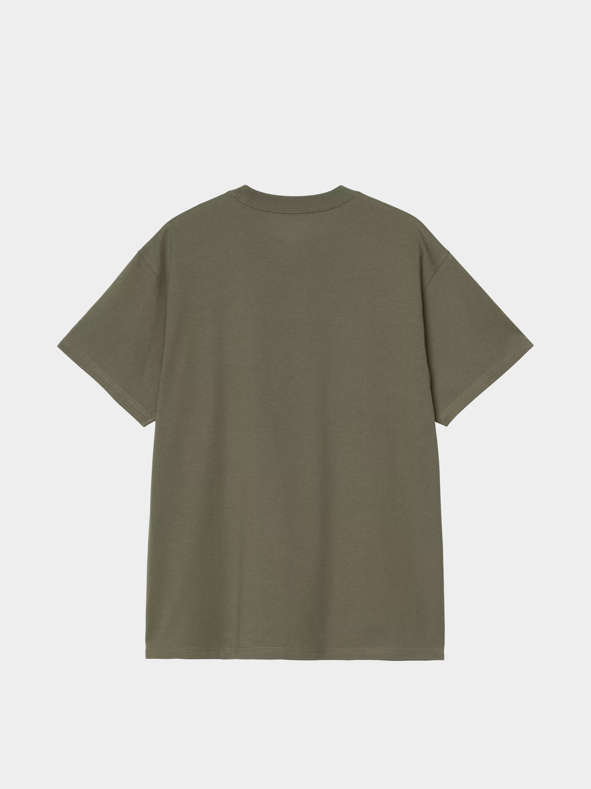 T-shirt Carhartt WIP Script Embroidery (leaf/white)