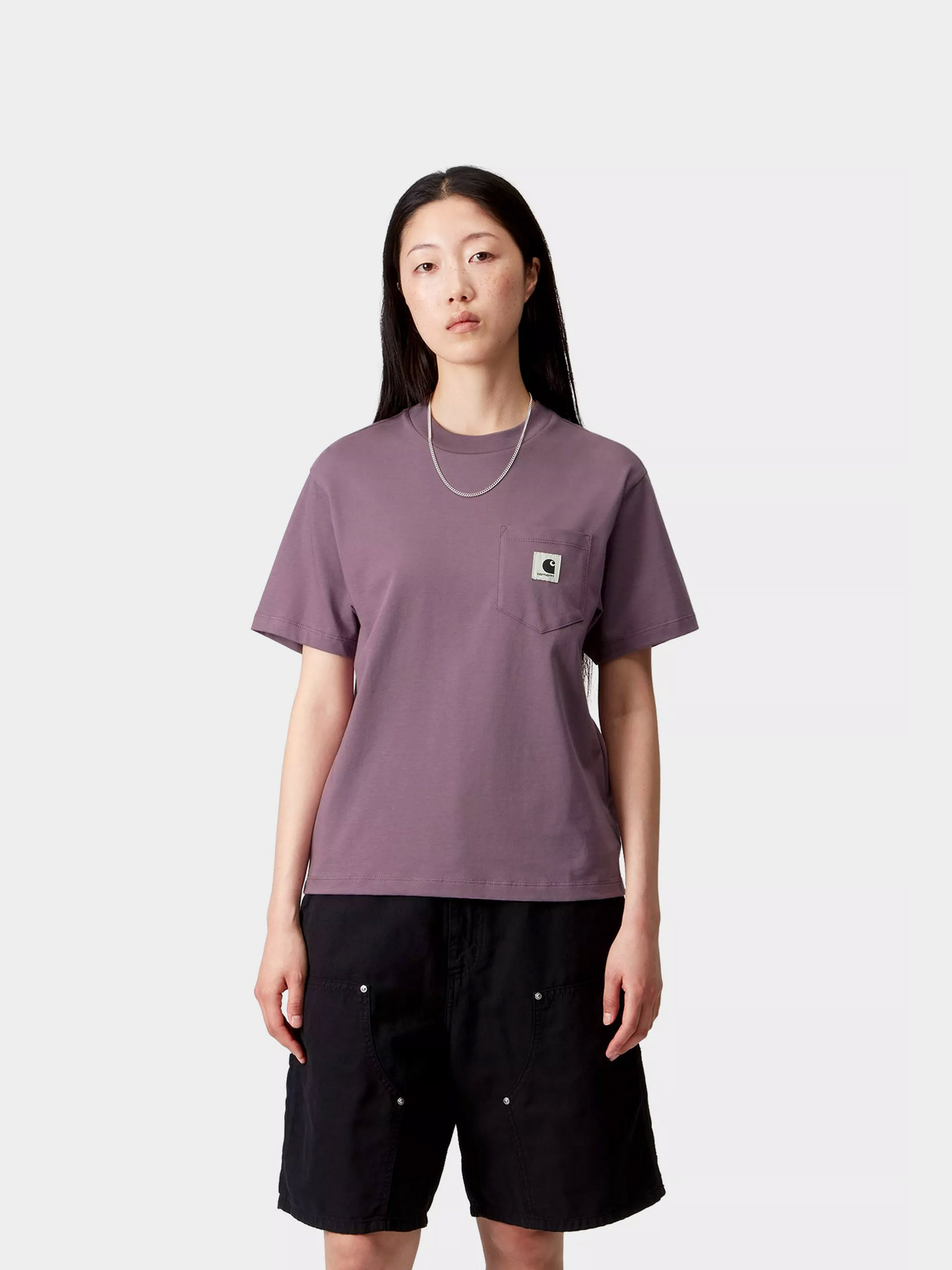 T-shirt Carhartt WIP Pocket Wmn (phlox)