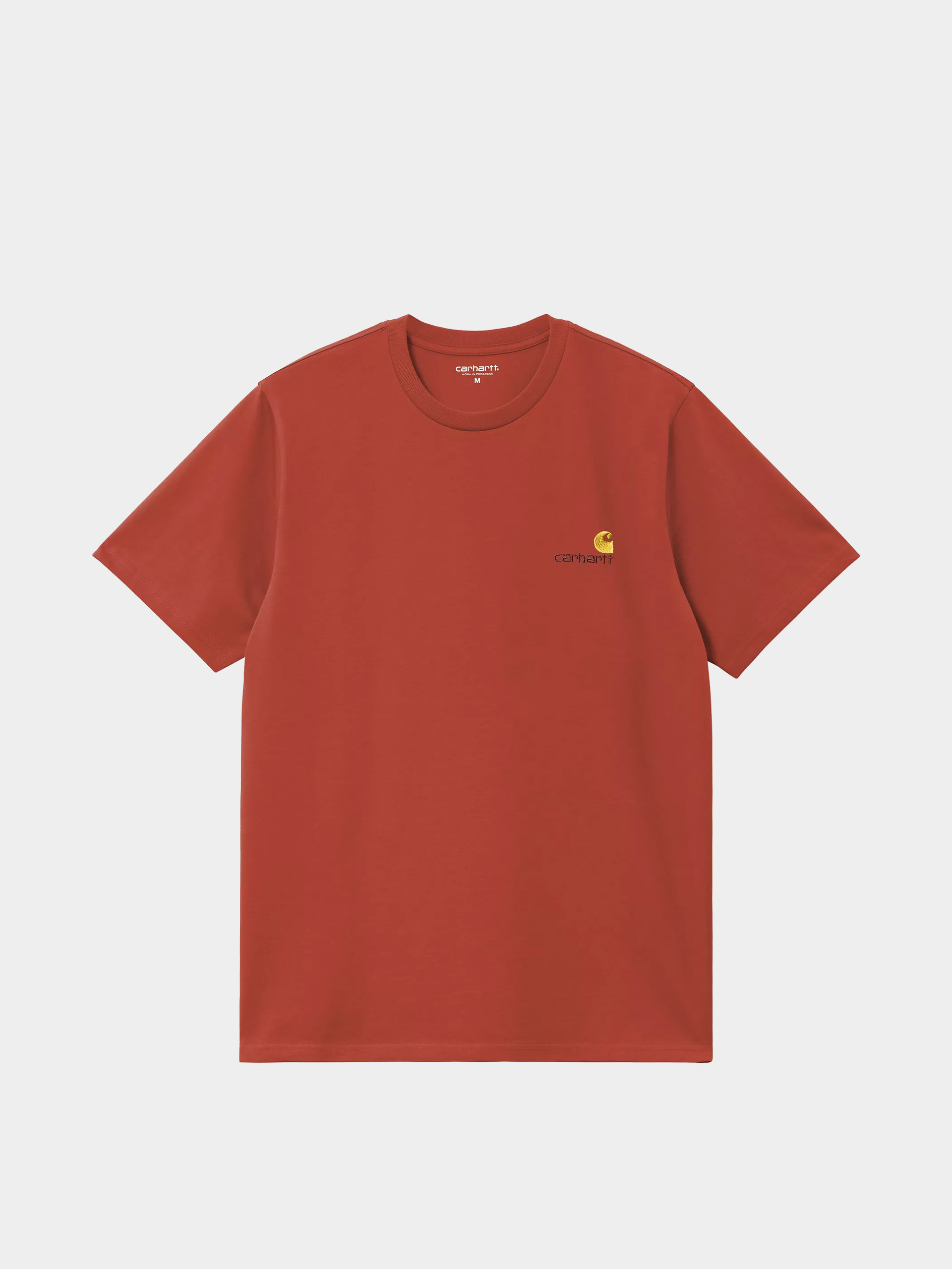 T-shirt Carhartt WIP American Script (oxide red)