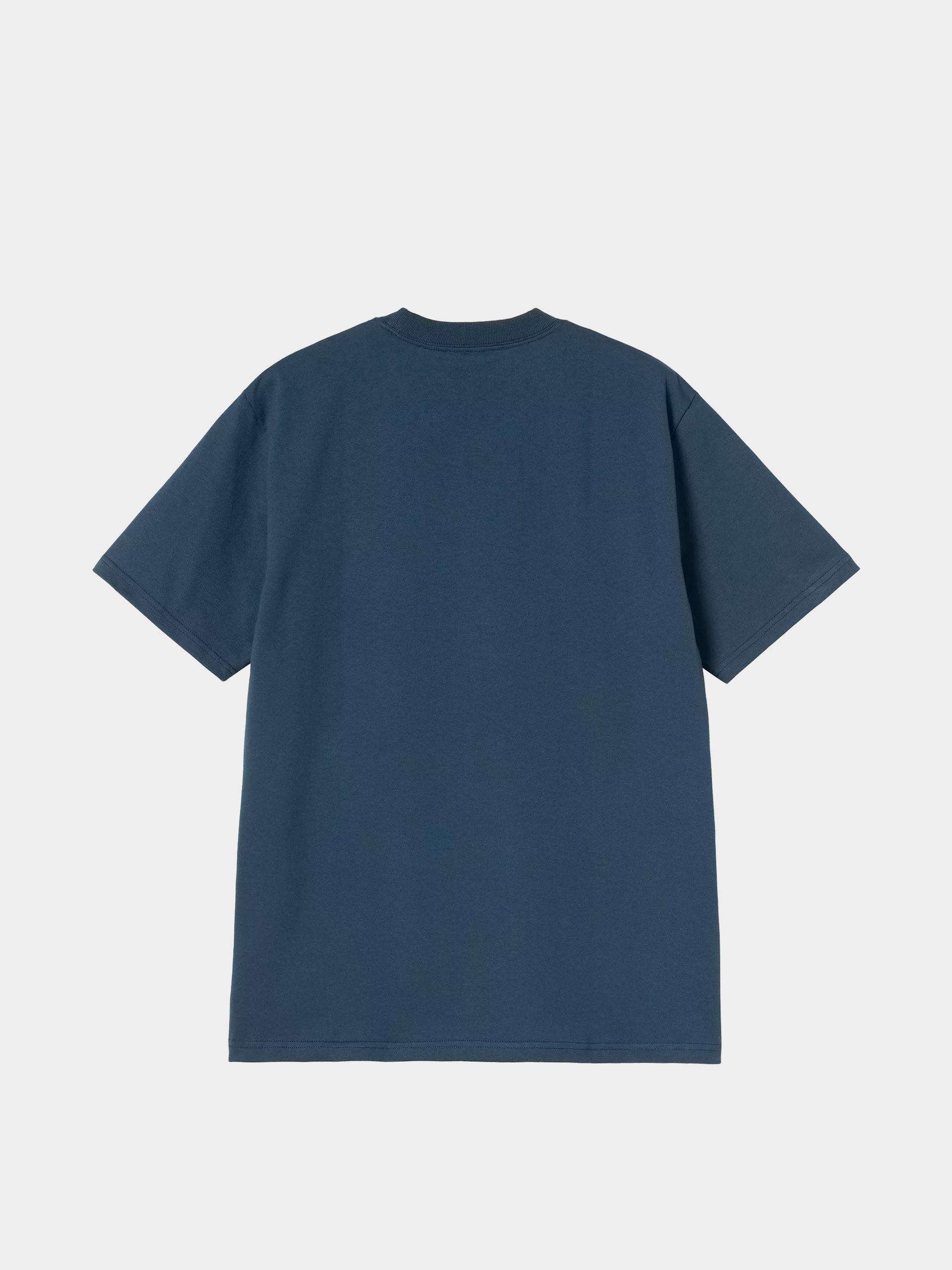T-shirt Carhartt WIP University Script (blue river/white)