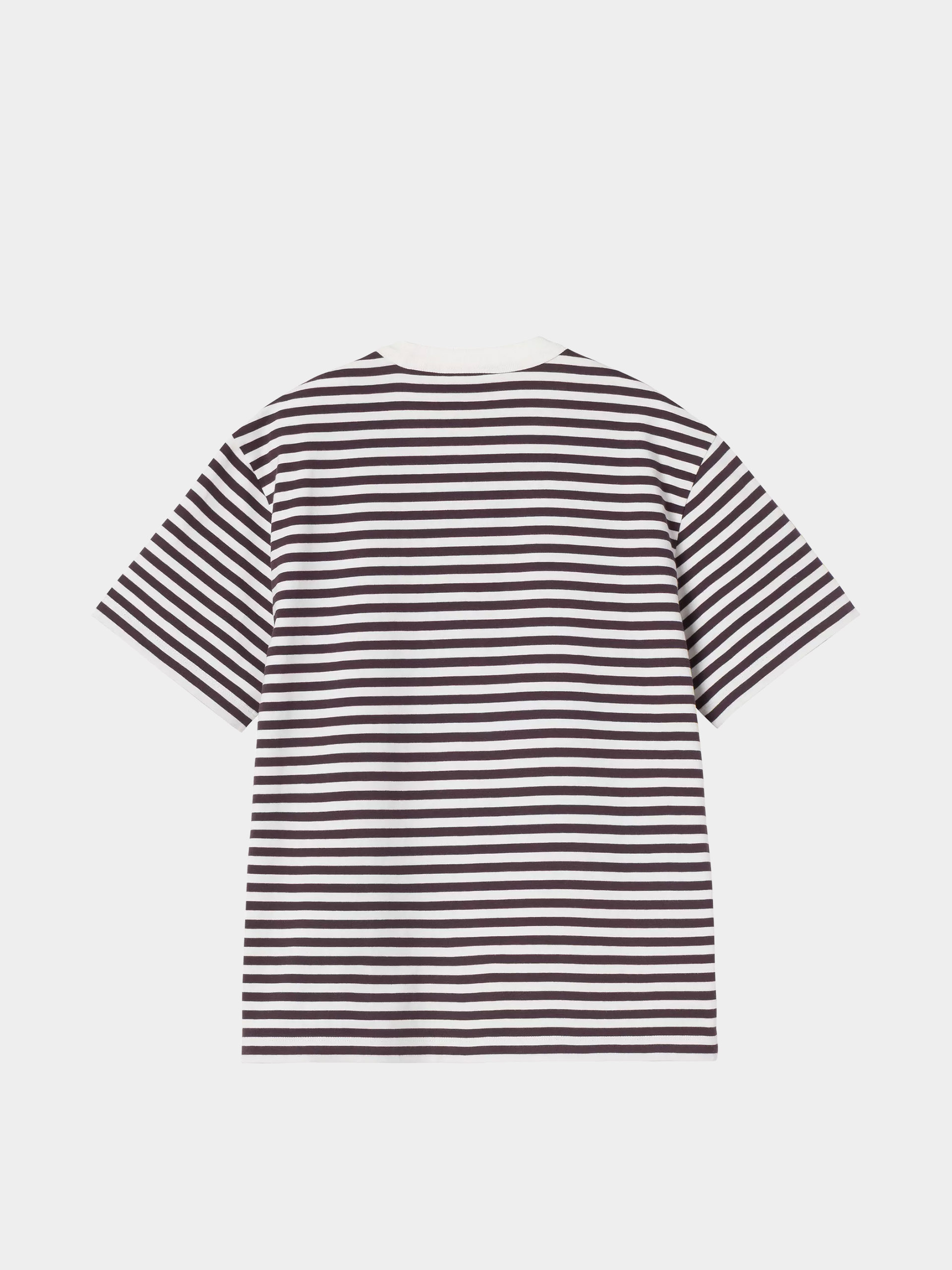 T-shirt Carhartt WIP Ezra Wmn (ezra stripe/cozy purple/wax)