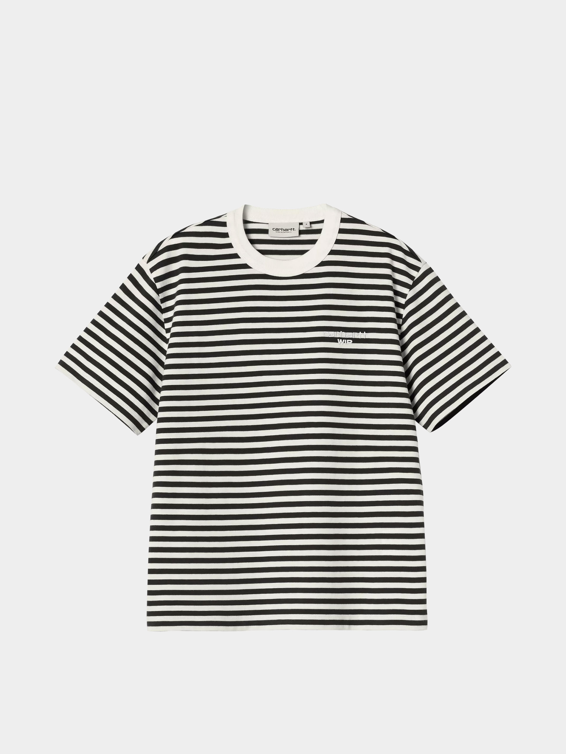 T-shirt Carhartt WIP Ezra Wmn (ezra stripe/black/wax)