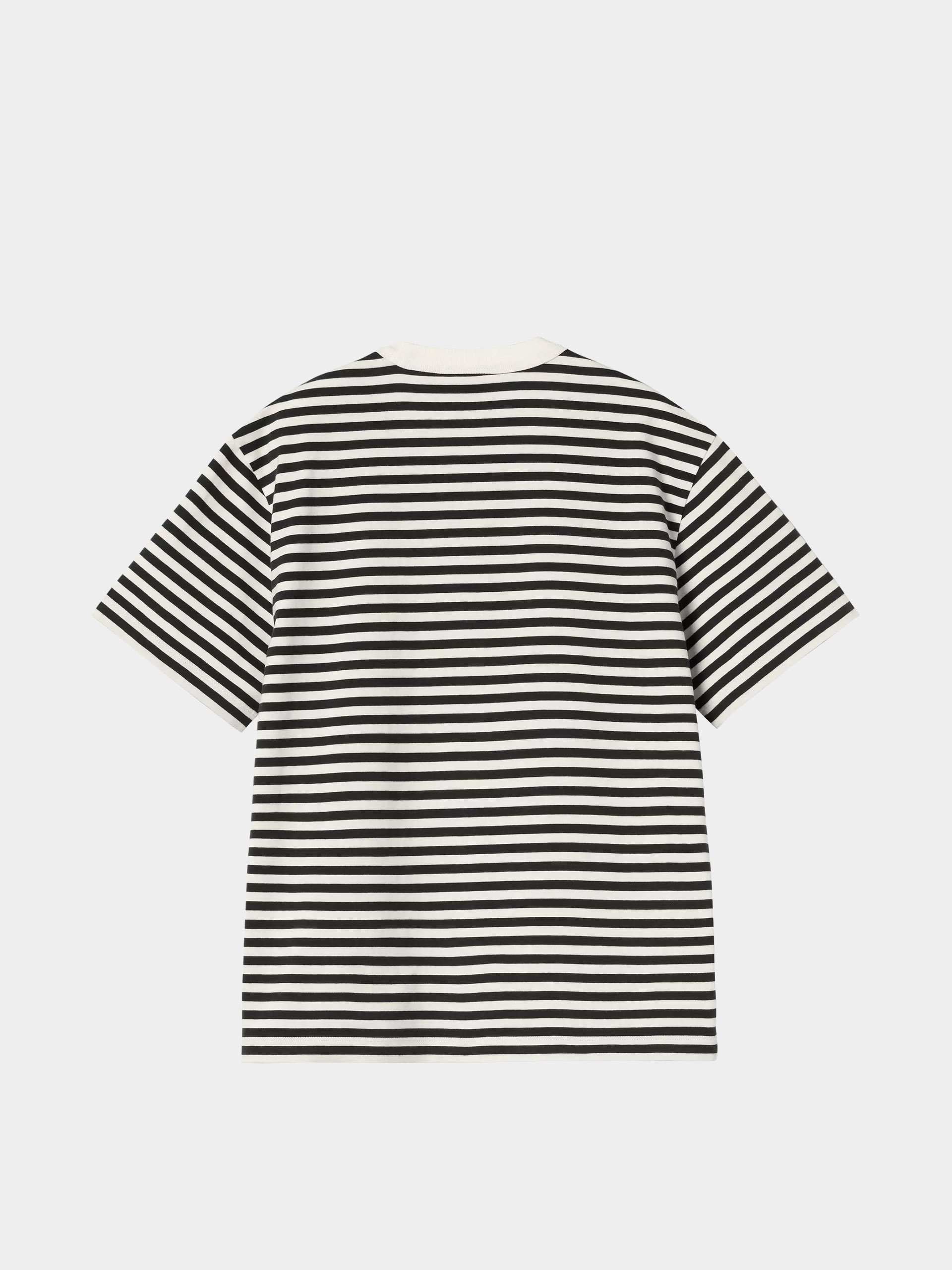 T-shirt Carhartt WIP Ezra Wmn (ezra stripe/black/wax)