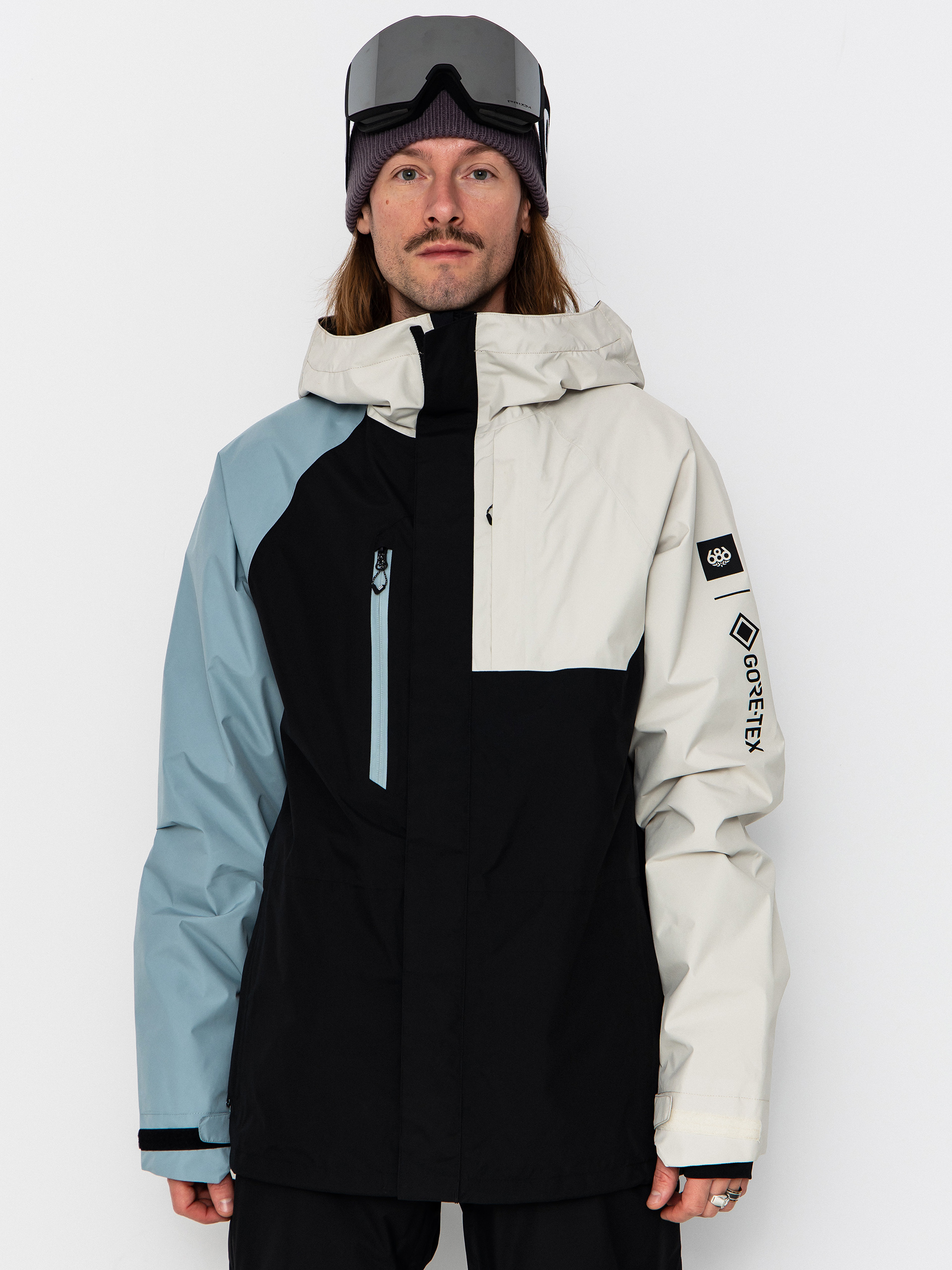 Kurtka snowboardowa 686 Gore-TeX Core (limestone colorblock)