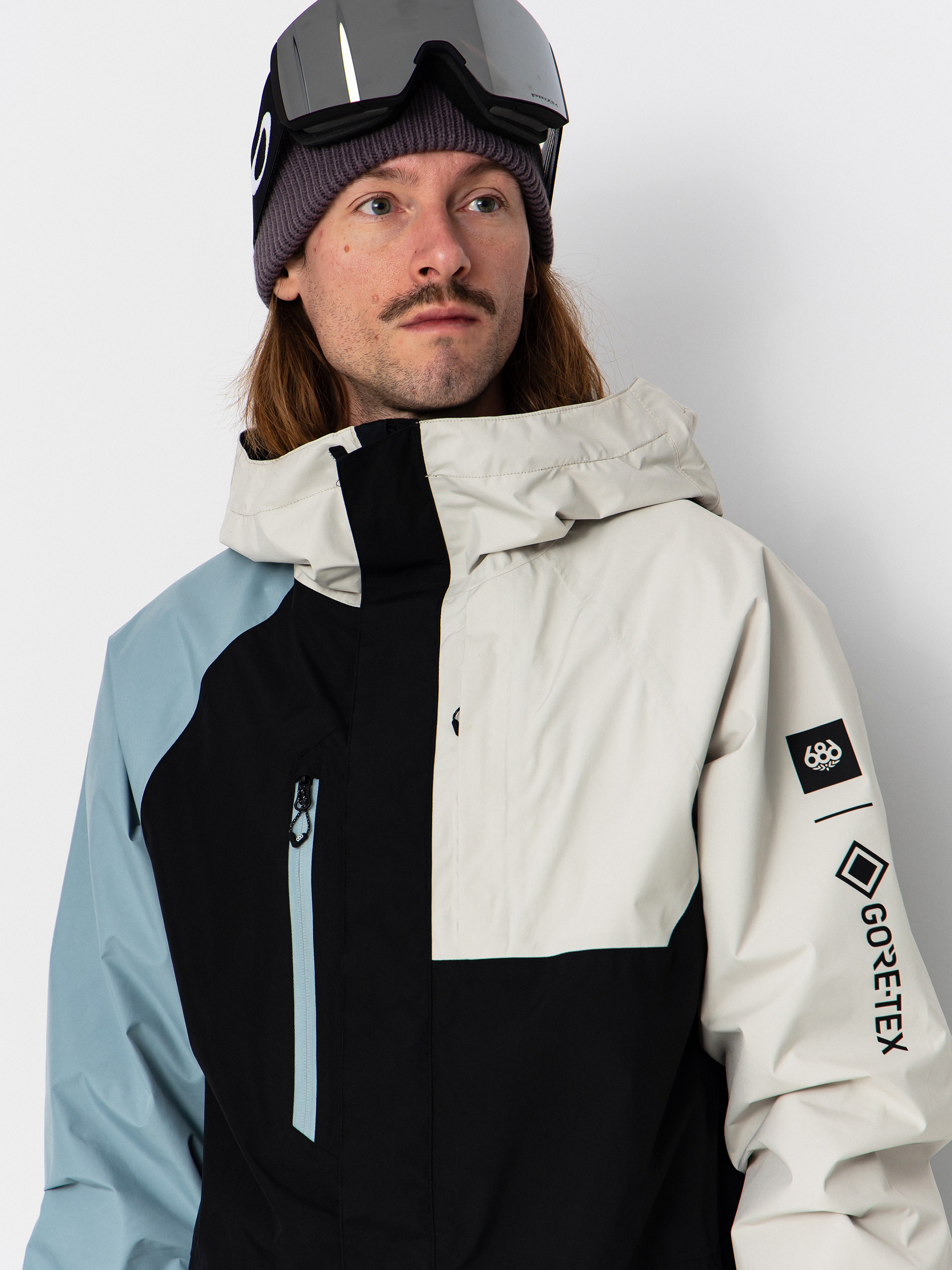 Męska Kurtka snowboardowa 686 Gore-TeX Core (limestone colorblock)
