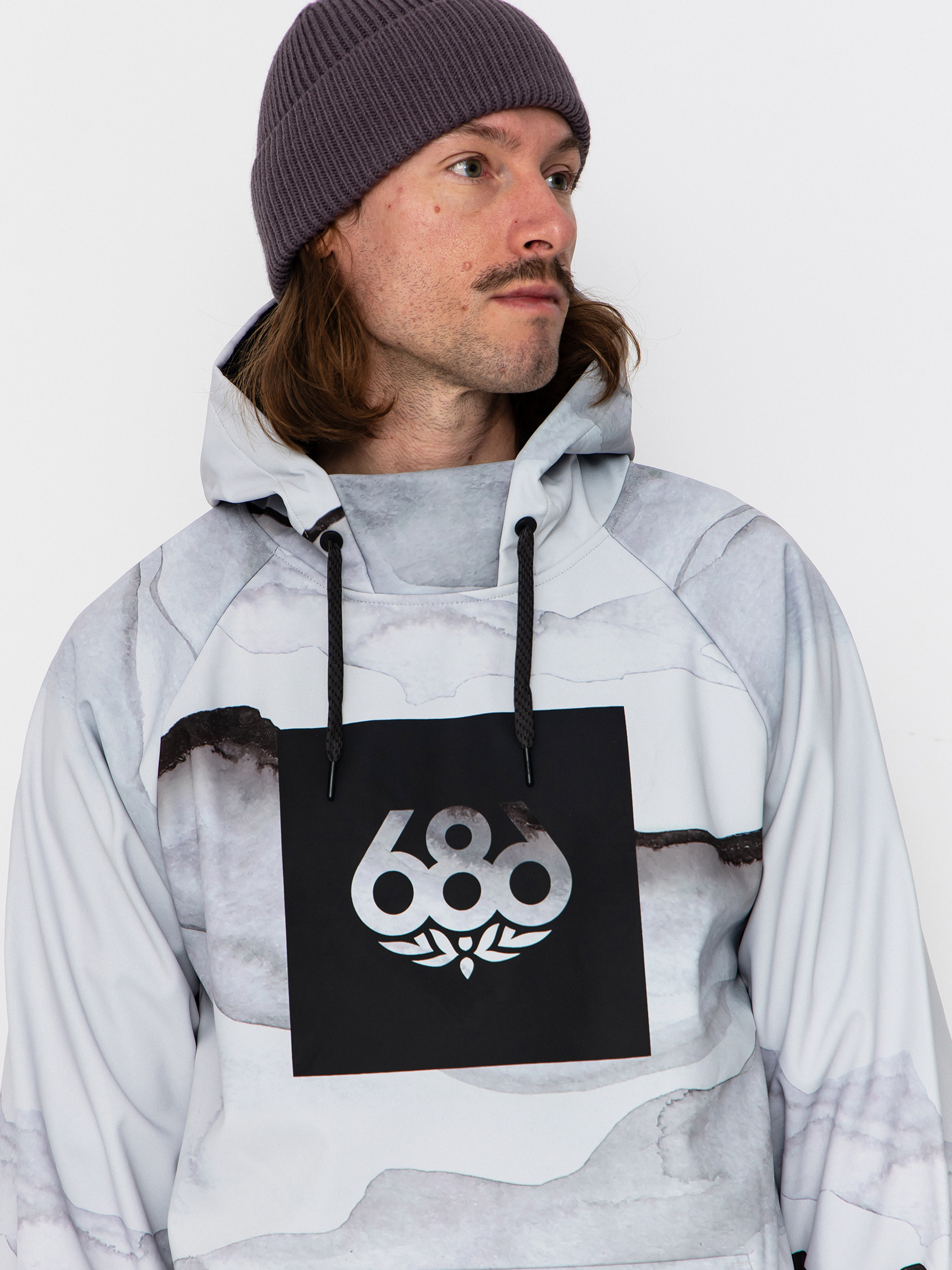 Męska Bluza aktywna 686 Waterproof HD (smoke mountain print)