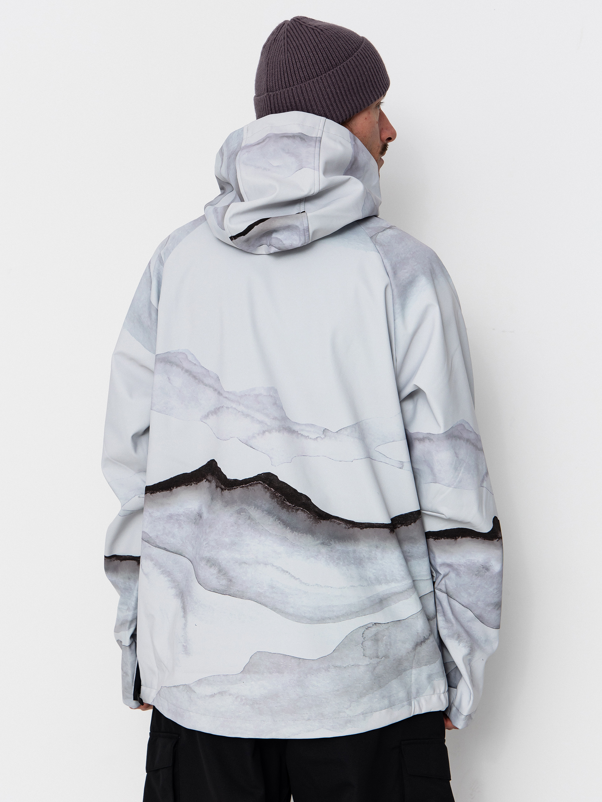 Męska Bluza aktywna 686 Waterproof HD (smoke mountain print)