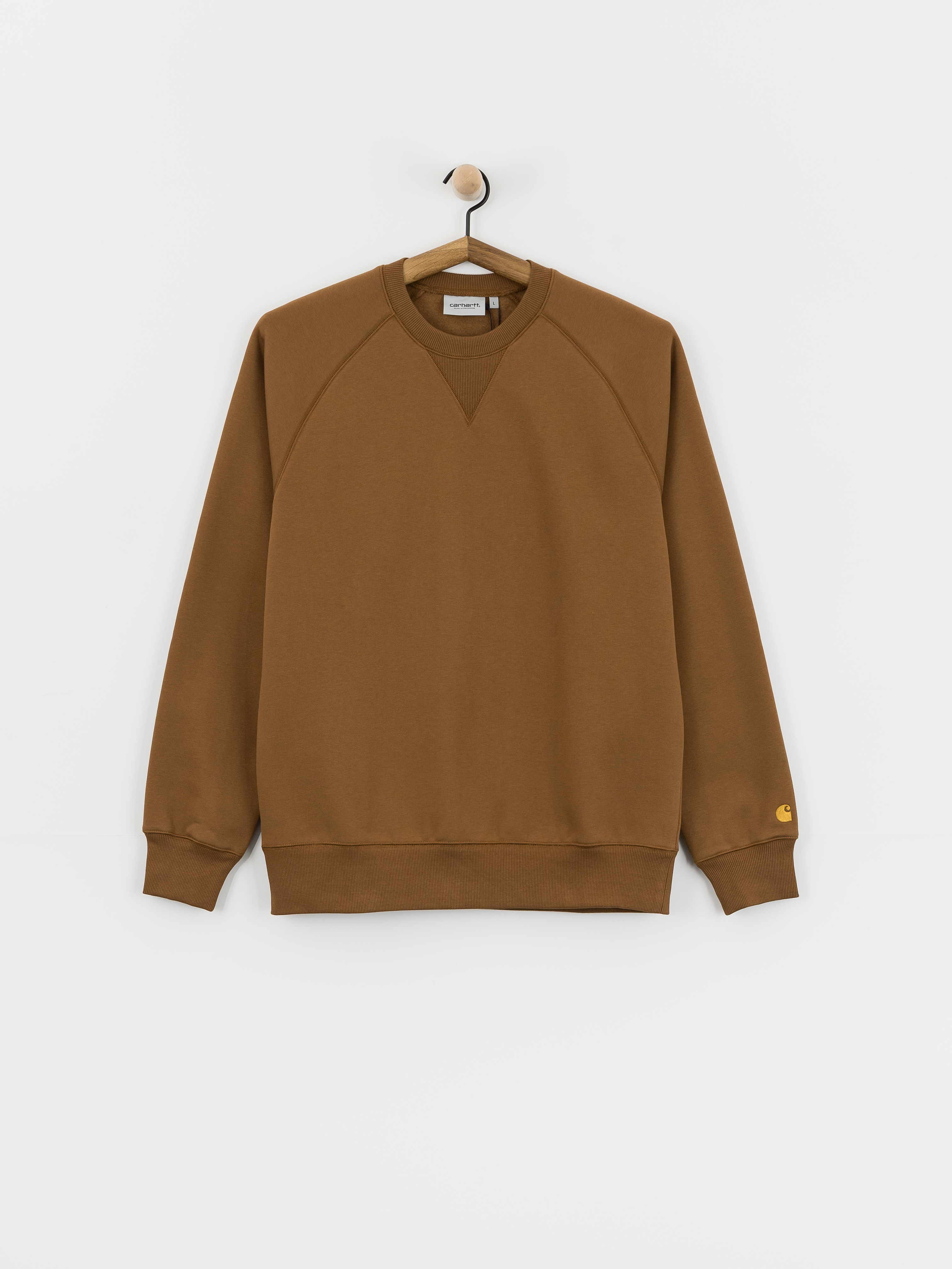 Bluza Carhartt WIP Chase (hamilton brown/gold)
