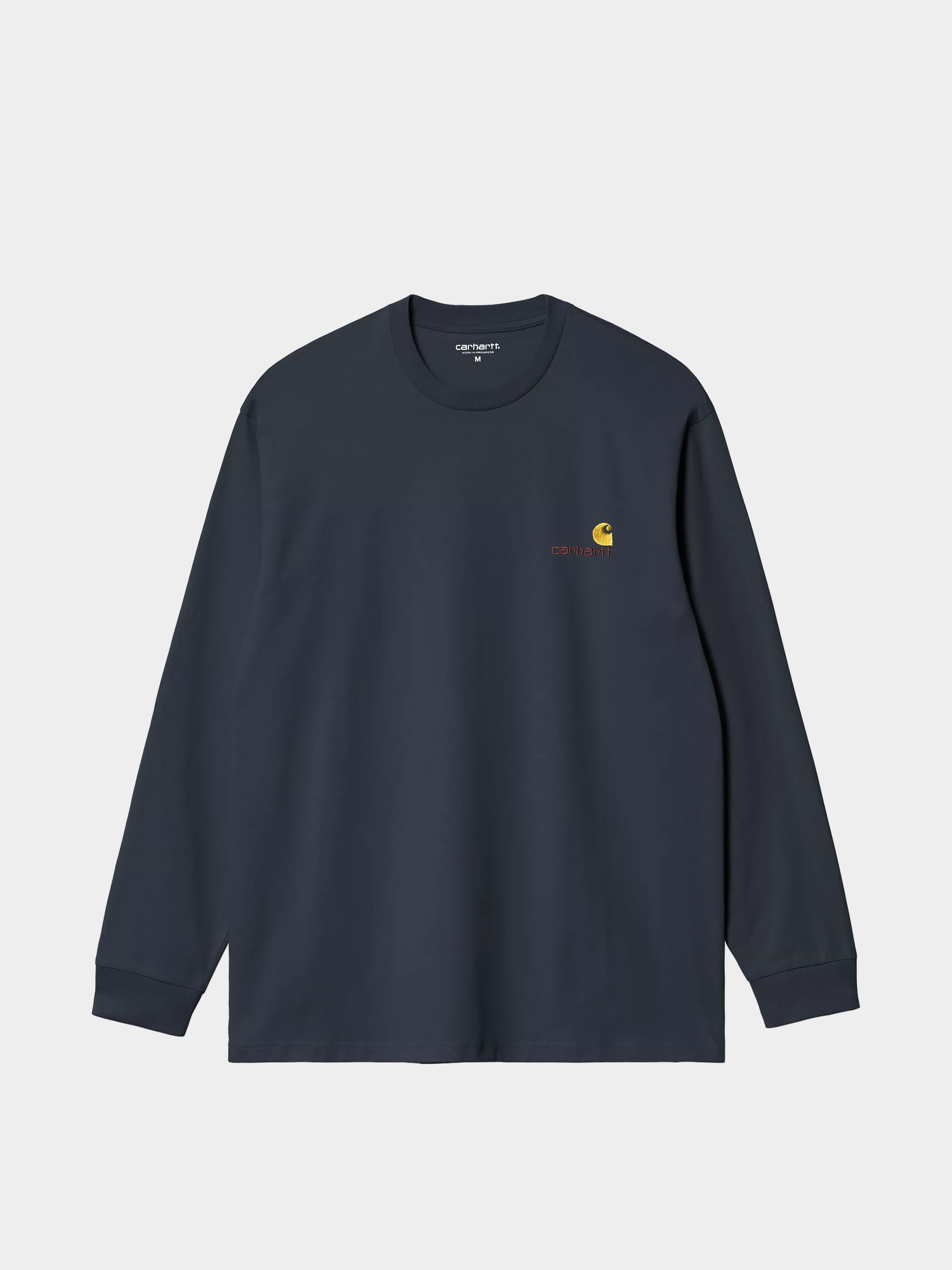 Longsleeve Carhartt WIP American Script (deep night)