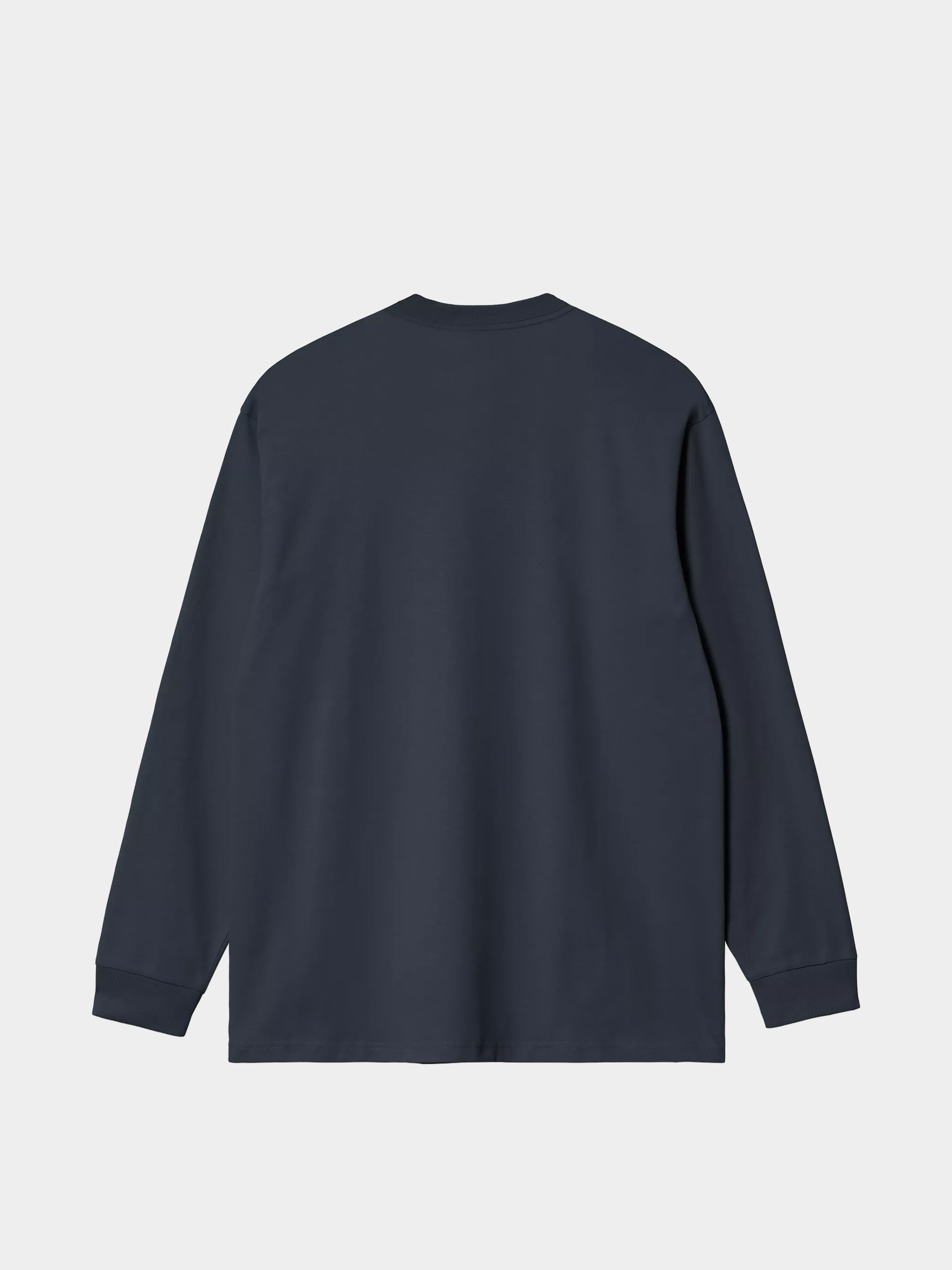 Longsleeve Carhartt WIP American Script (deep night)