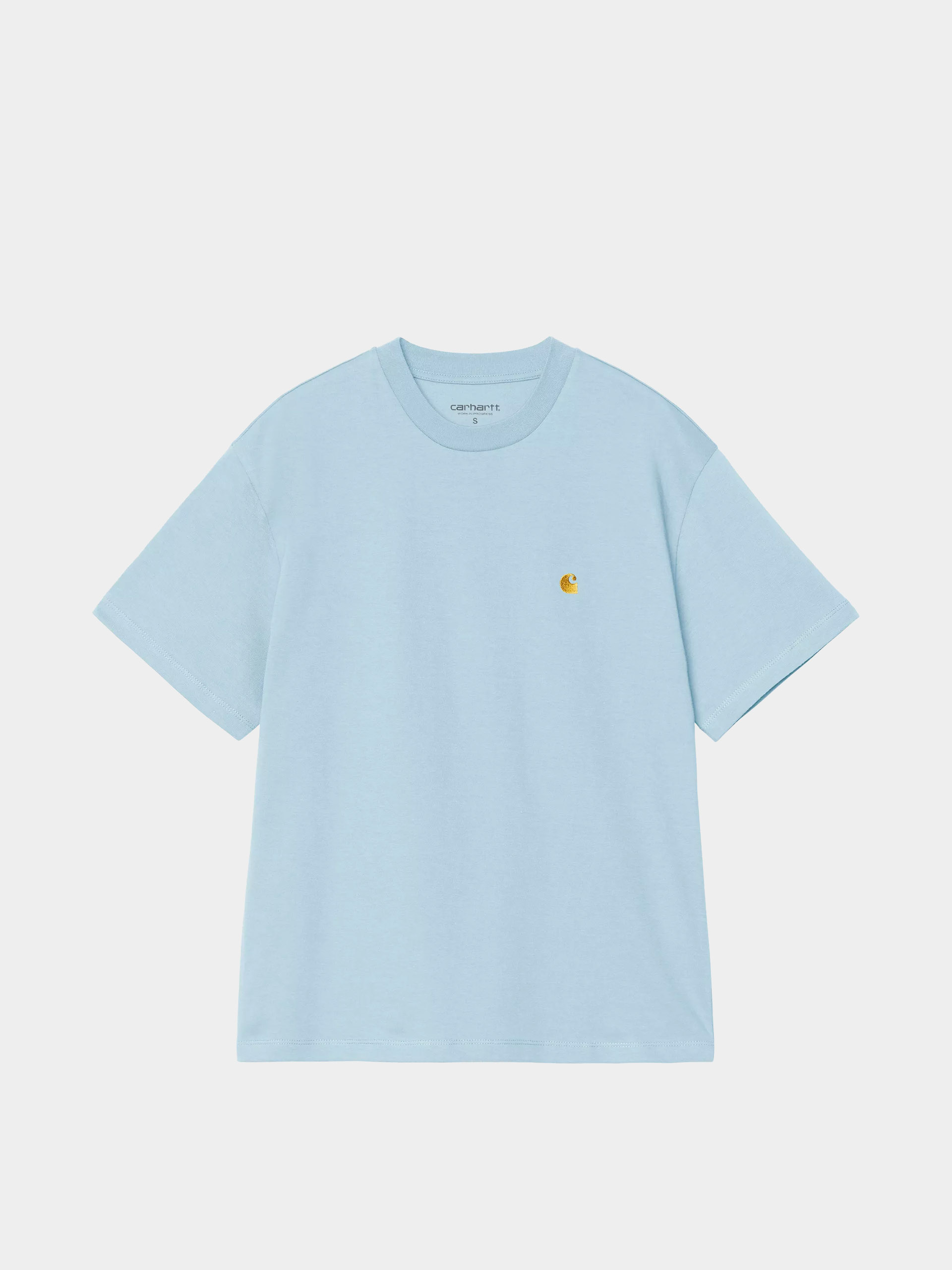 T-shirt Carhartt WIP Chase Wmn (tourmaline/gold)