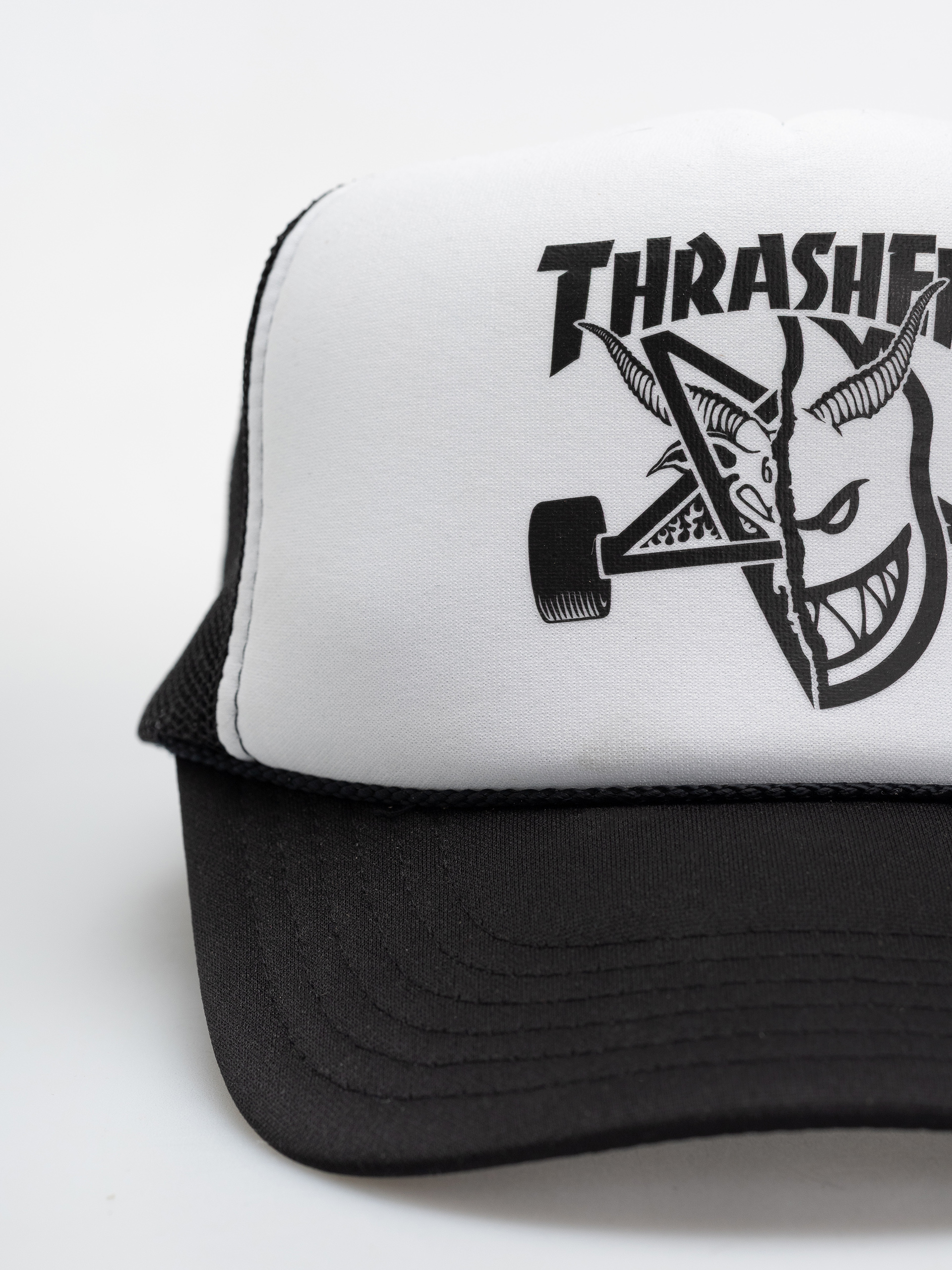 Czapka z daszkiem Thrasher x Spitfire Thrash & Burn (black/white/black)