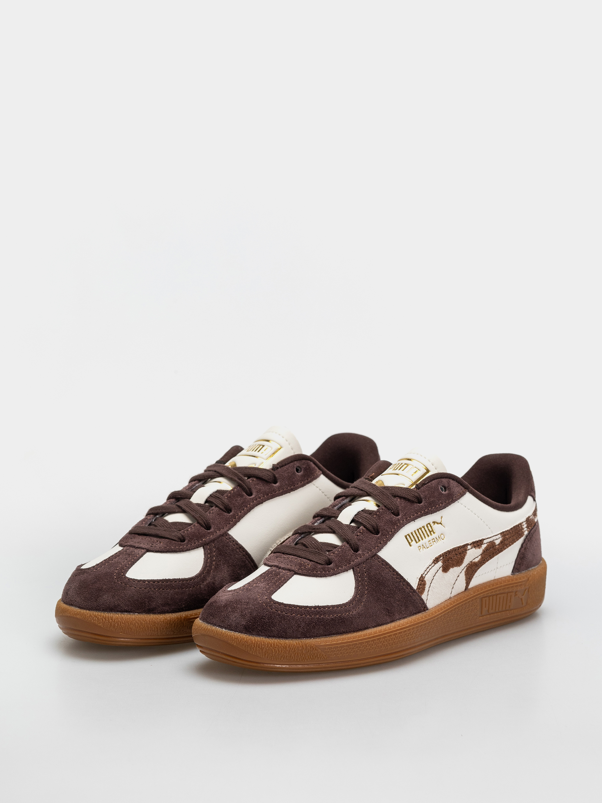 Buty Puma Palermo Cow Wmn (warm white/chocolate brown/gum)
