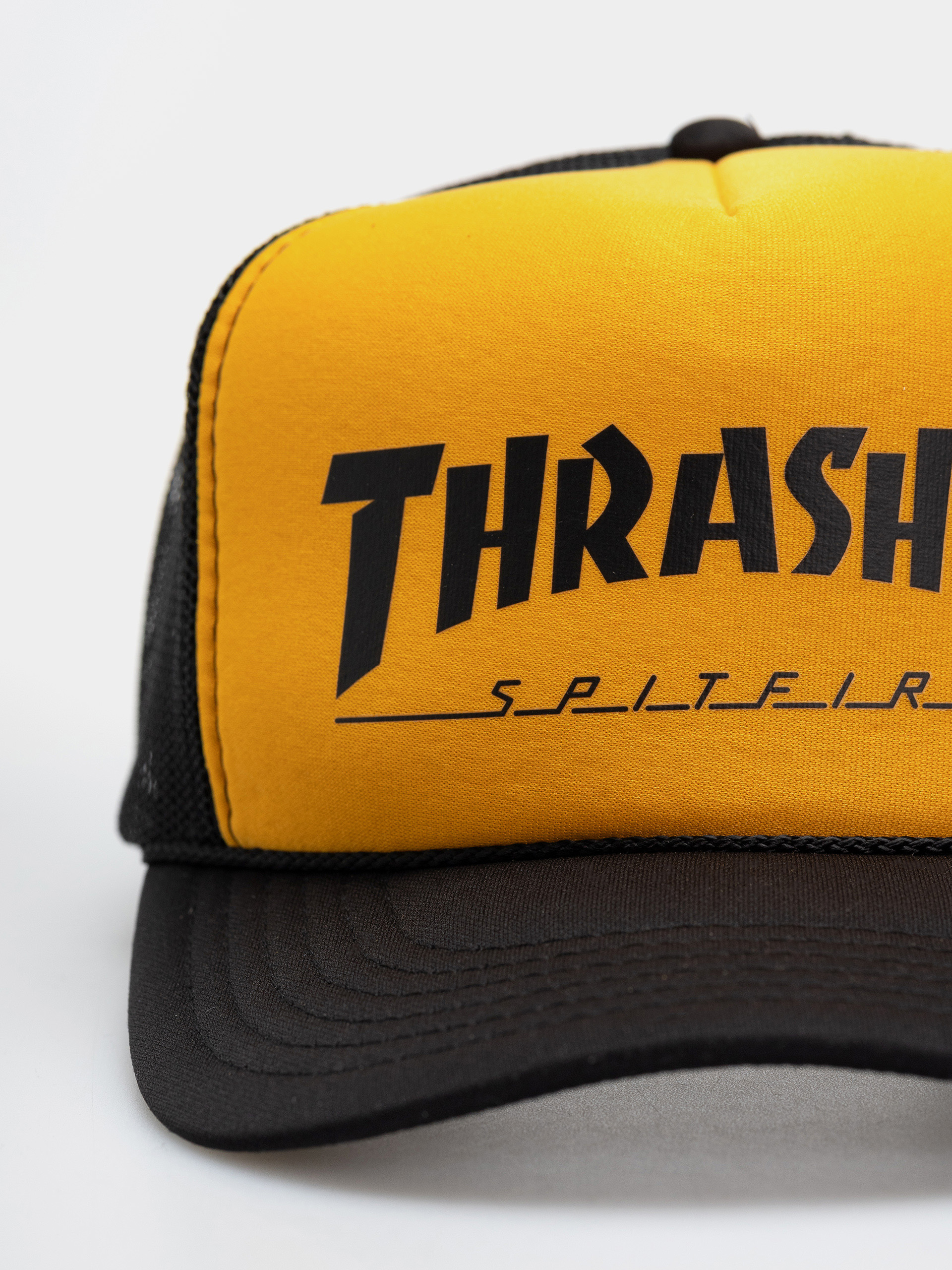Czapka z daszkiem Thrasher x Spitfire (black/gold/black)