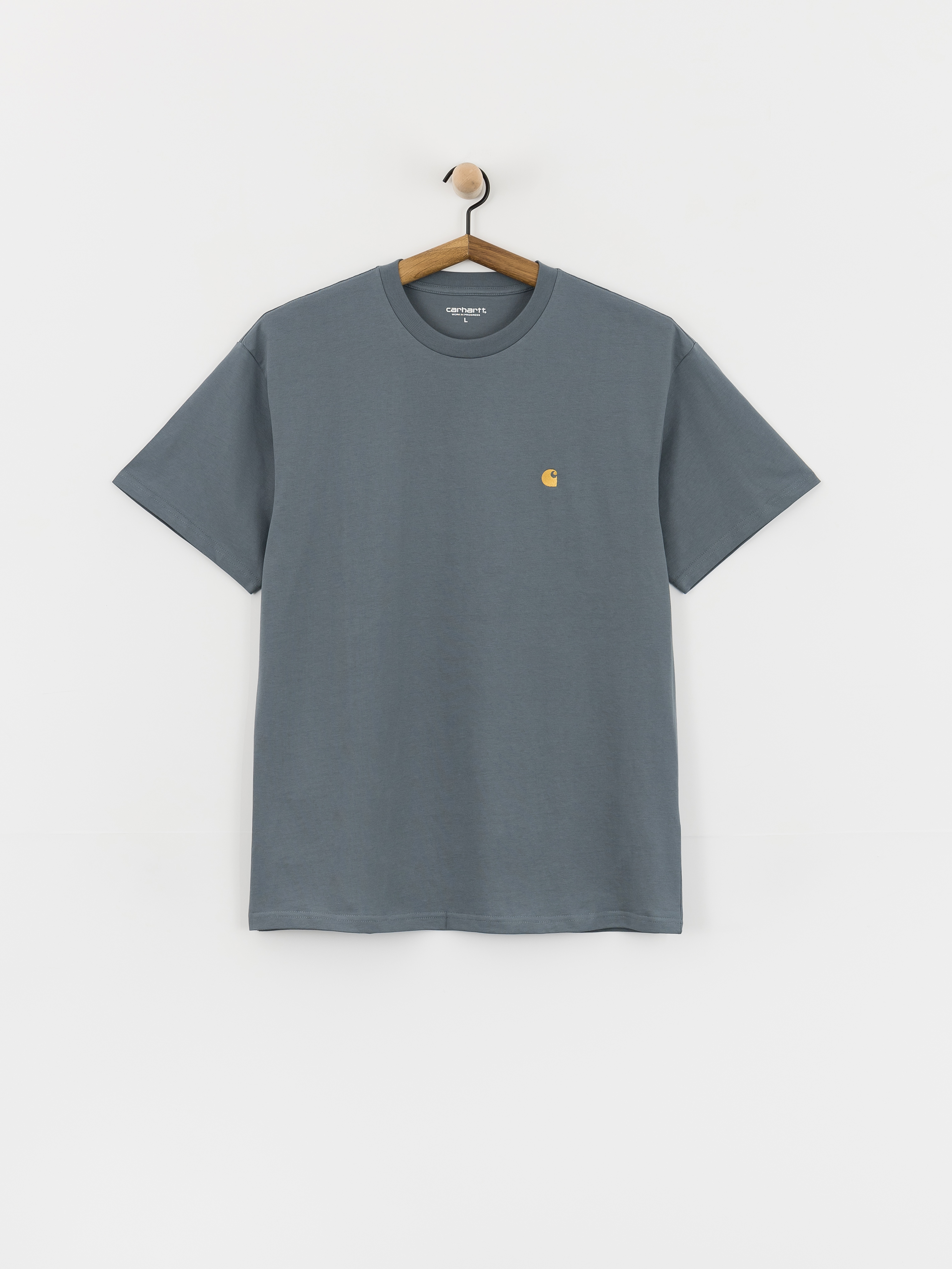 T-shirt Carhartt WIP Chase (cozy blue/gold)