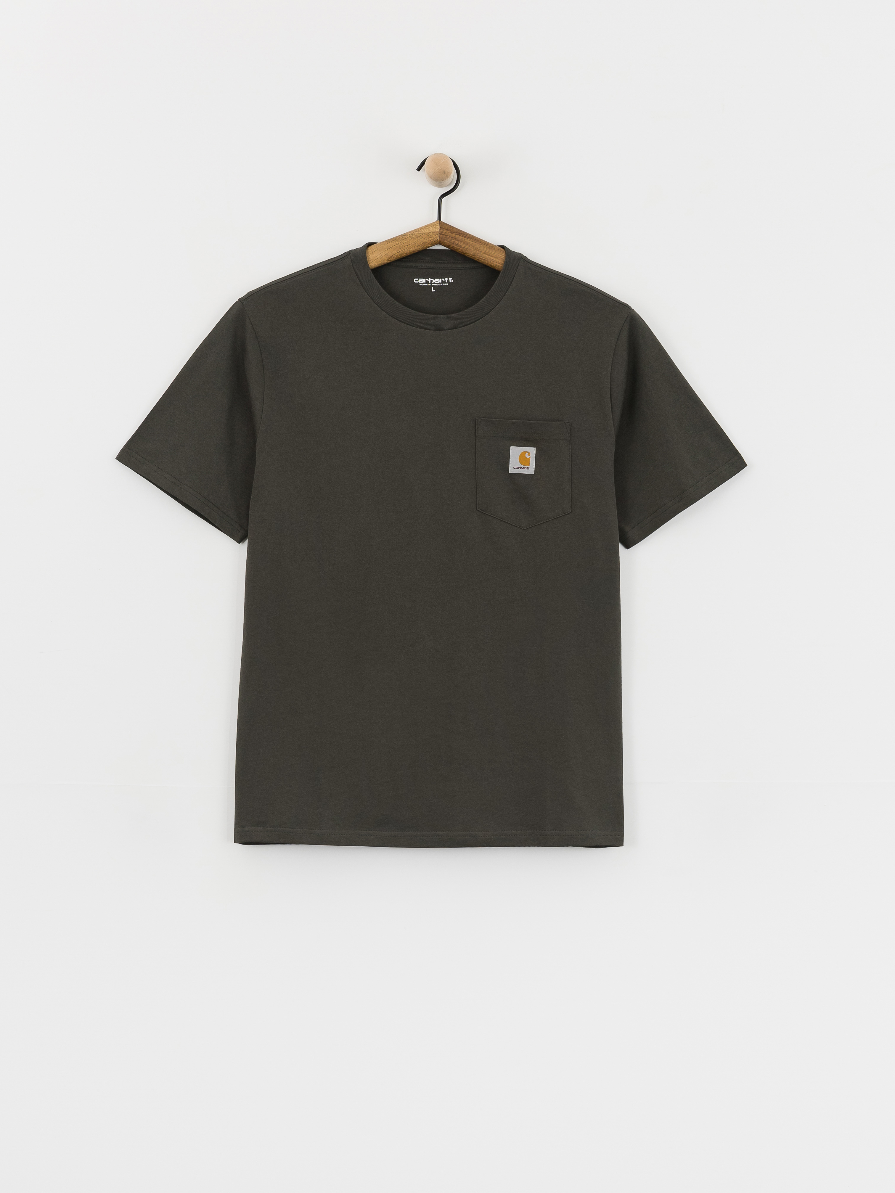T-shirt Carhartt WIP Pocket (oxide green)