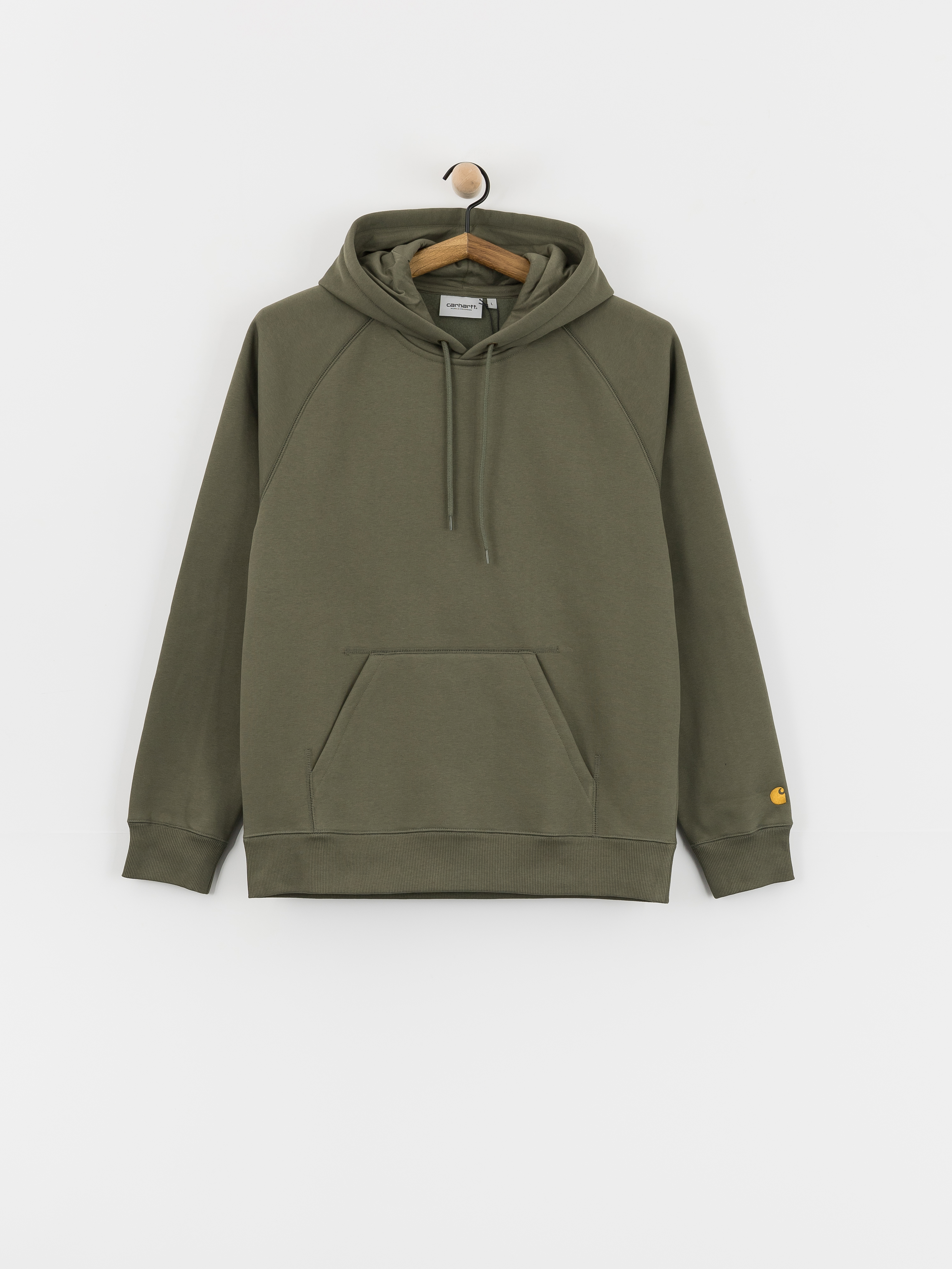Bluza z kapturem Carhartt WIP Chase HD (leaf/gold)