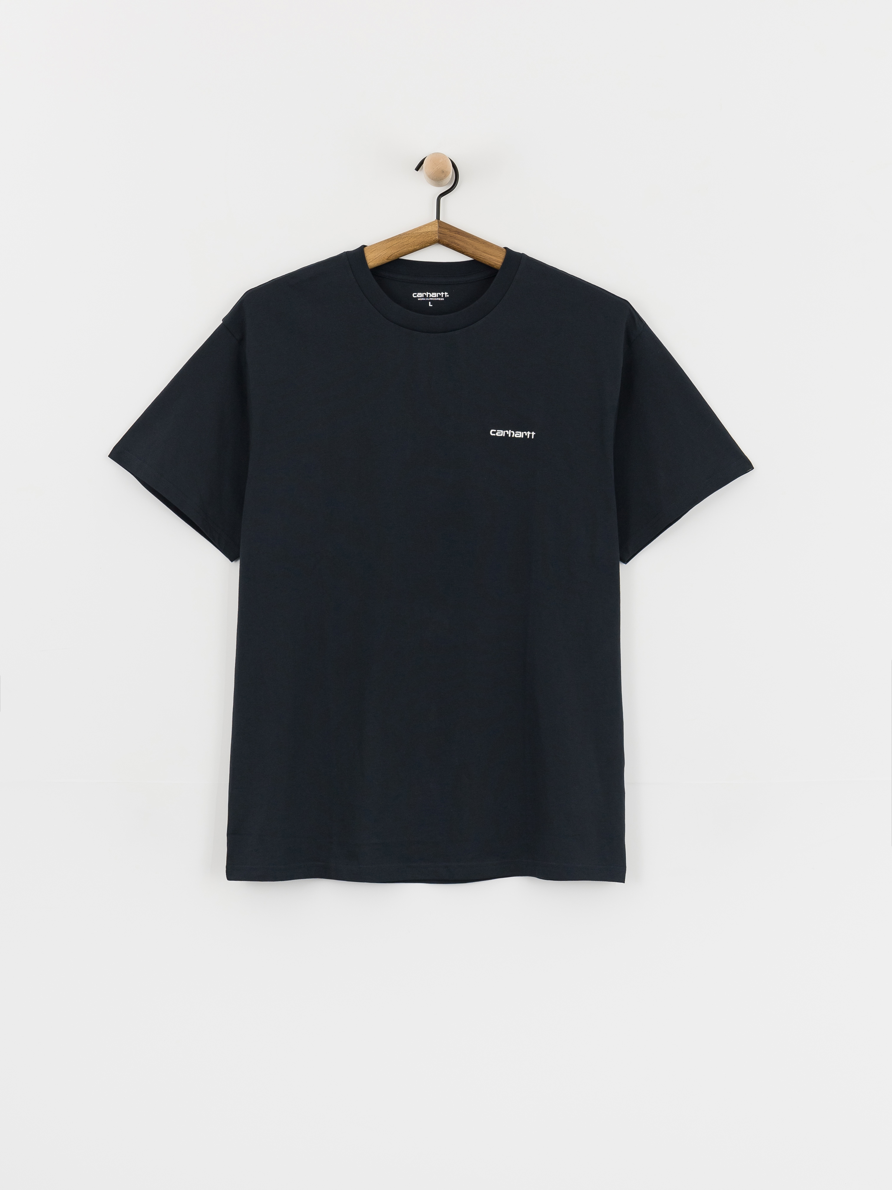 T-shirt Carhartt WIP Script Embroidery (deep night/white)