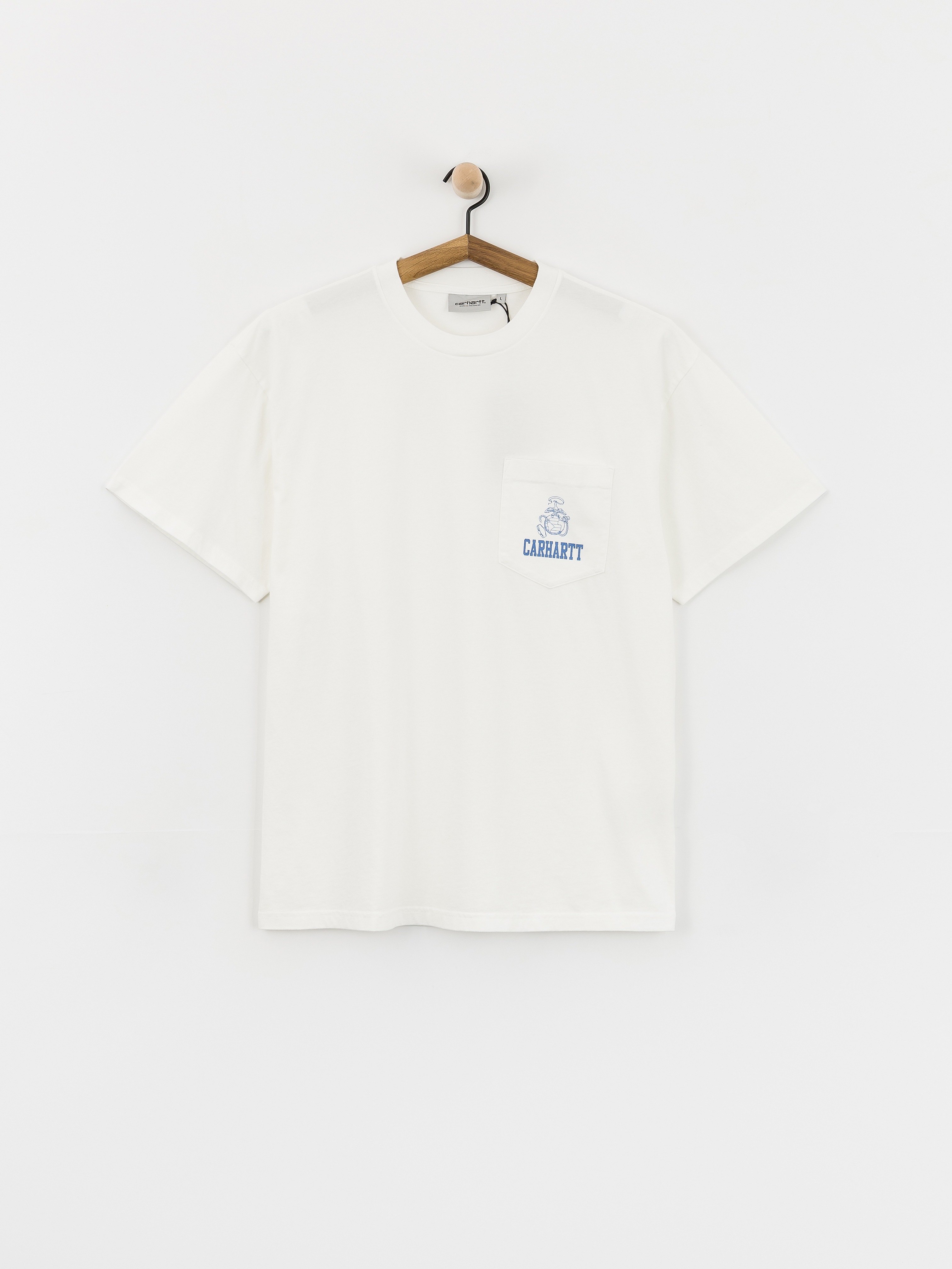 T-shirt Carhartt WIP Pond Corps Pocket (white)