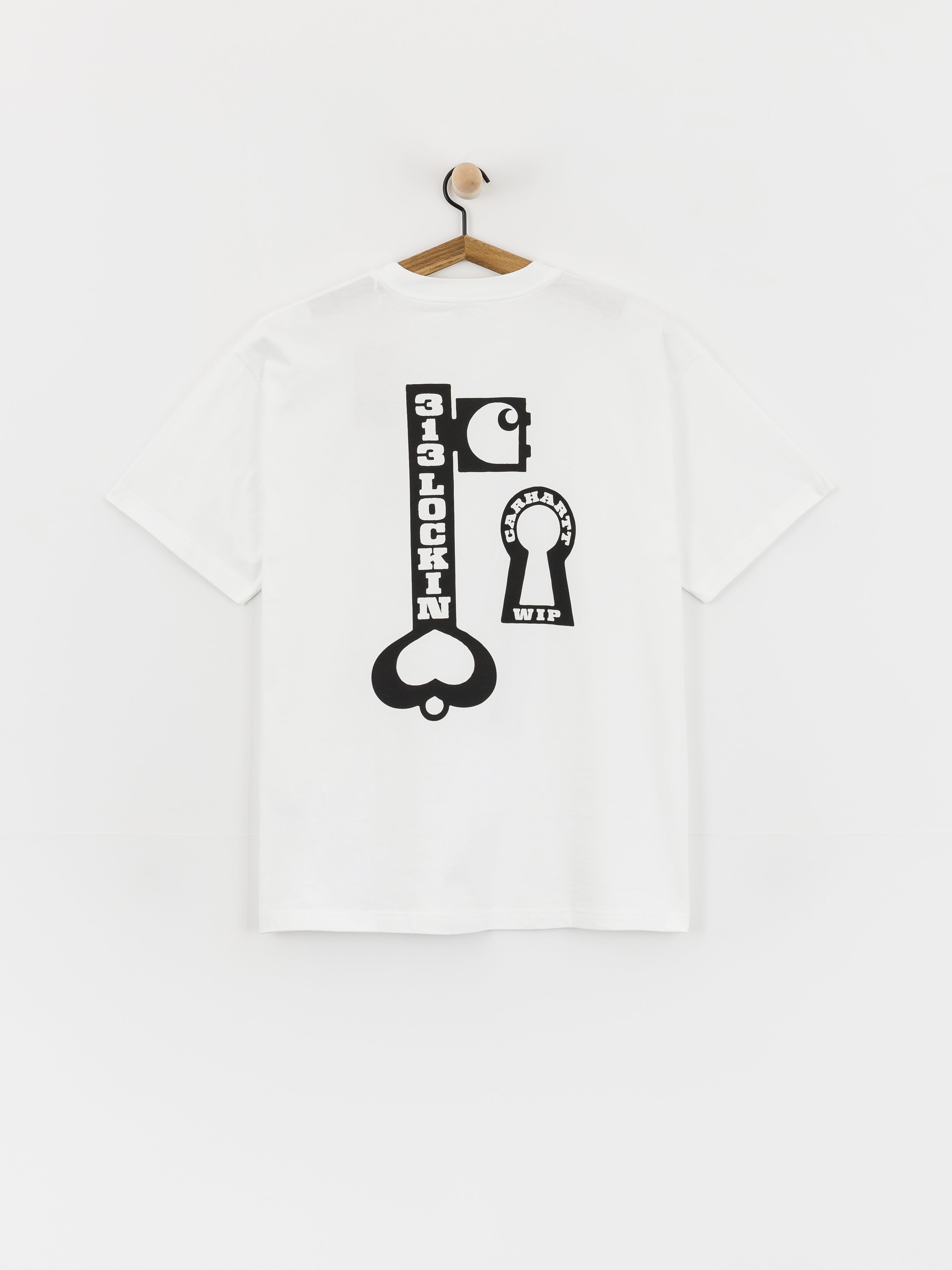 T-shirt Carhartt WIP Locked (white)