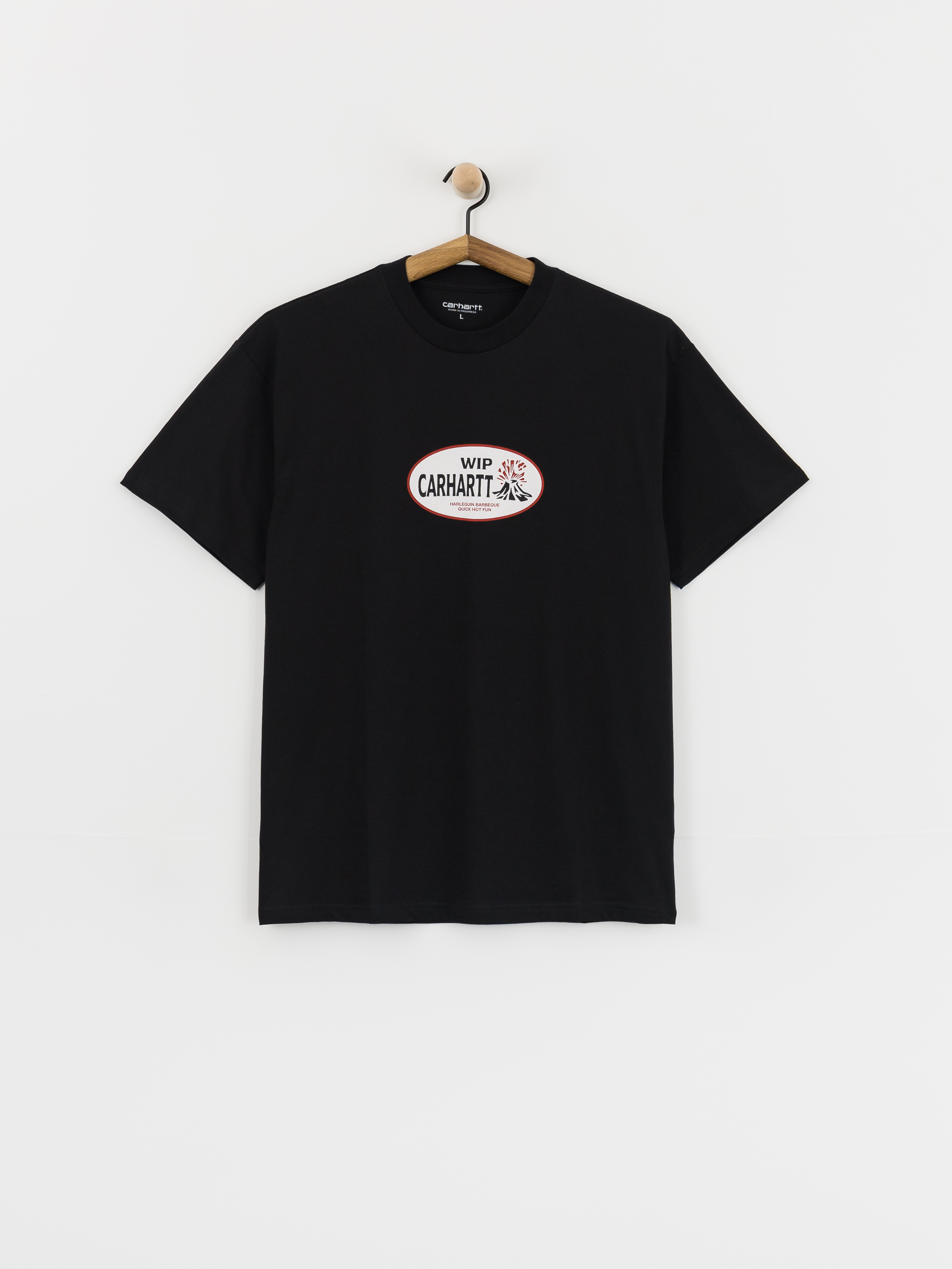 T-shirt Carhartt WIP Harlequin BBQ (black)