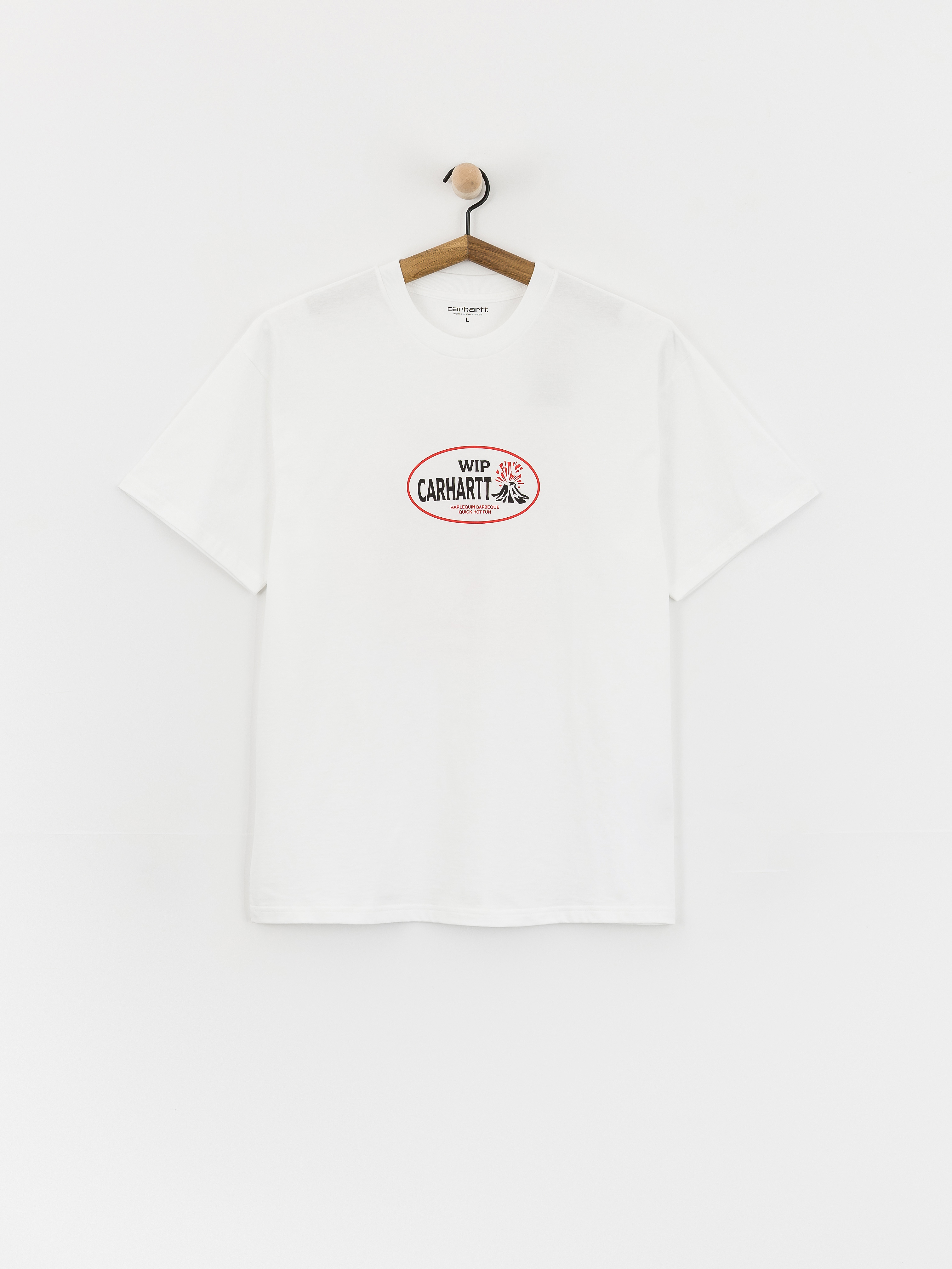 T-shirt Carhartt WIP Harlequin BBQ (white)