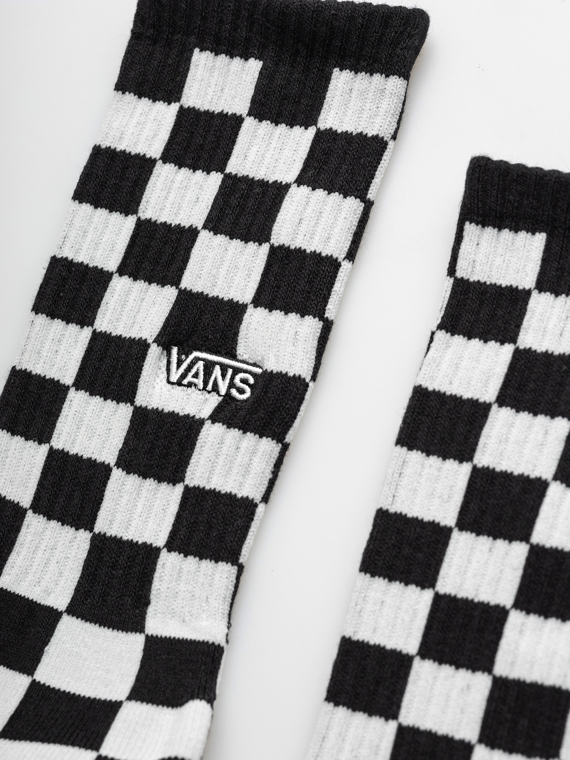 Skarpetki Vans Checkerboard Crew (black/white)