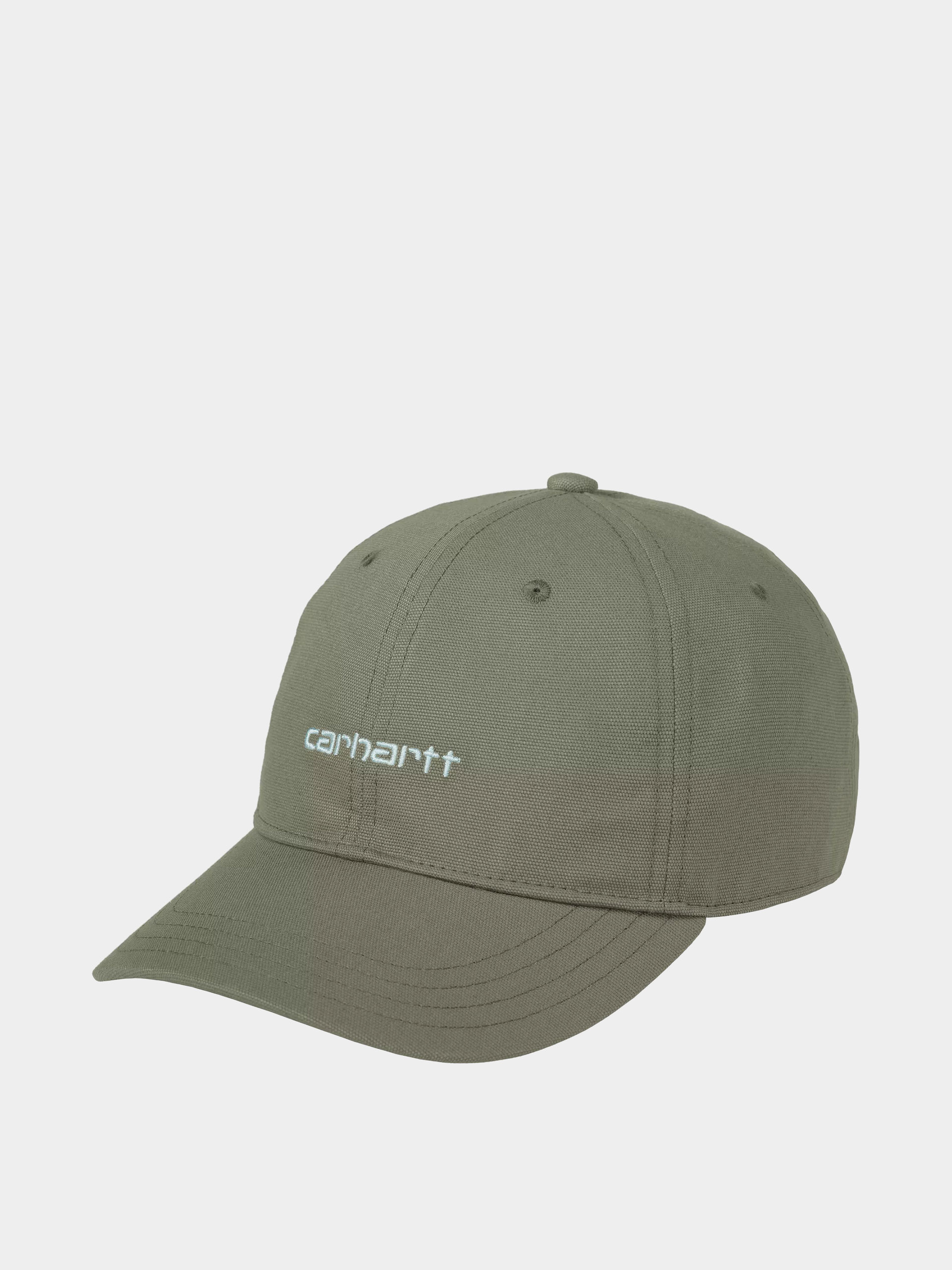 Czapka z daszkiem Carhartt WIP Canvas Script (leaf/tourmaline)