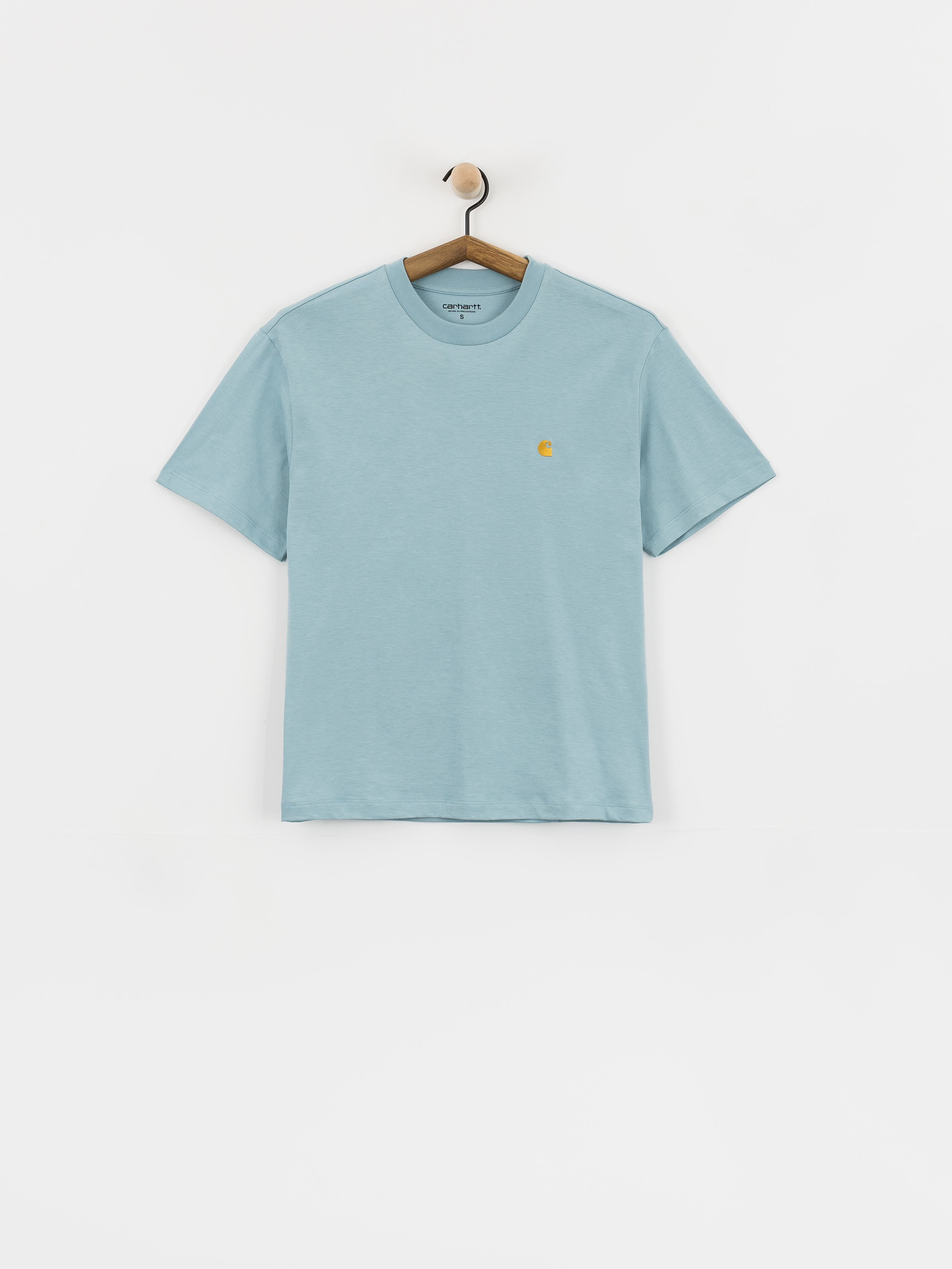 T-shirt Carhartt WIP Chase Wmn (tourmaline/gold)