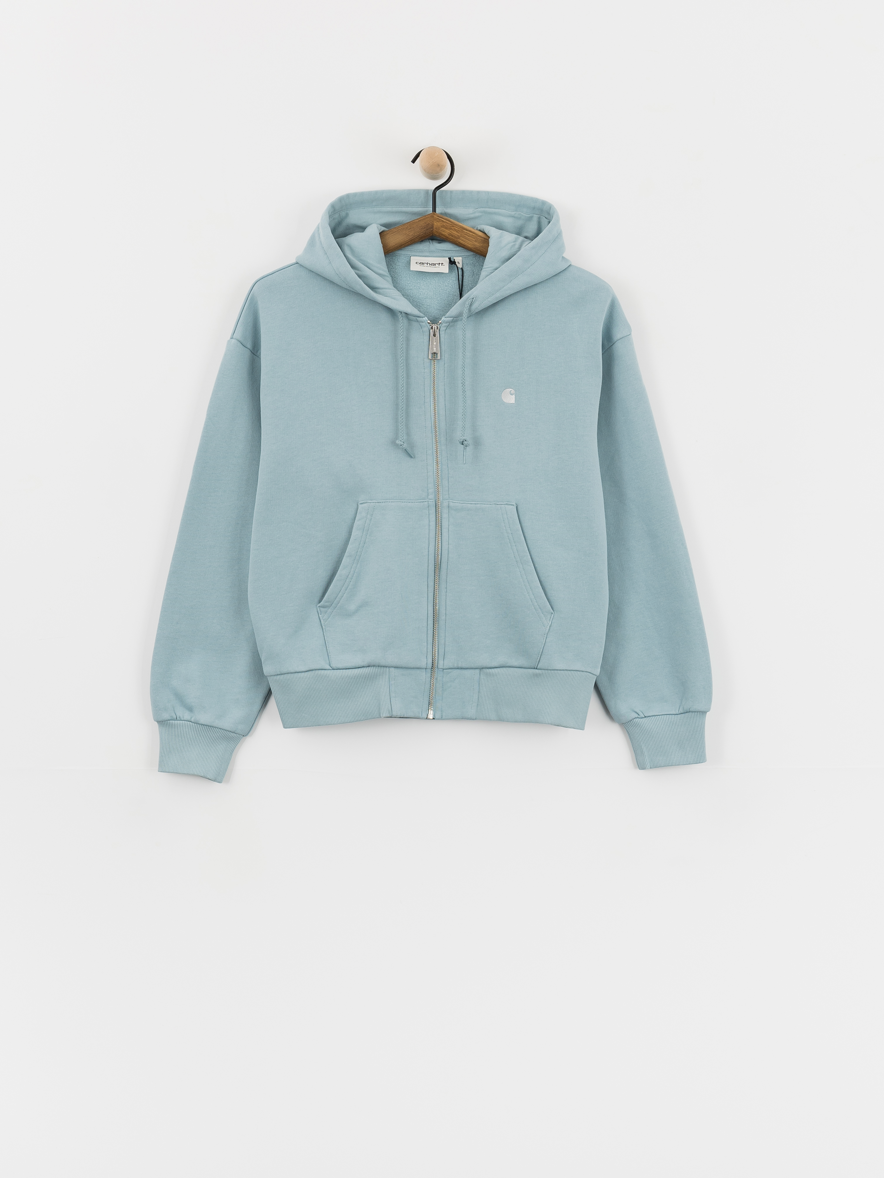 Bluza z kapturem Carhartt WIP Casey ZHD Wmn (tourmaline/silver)