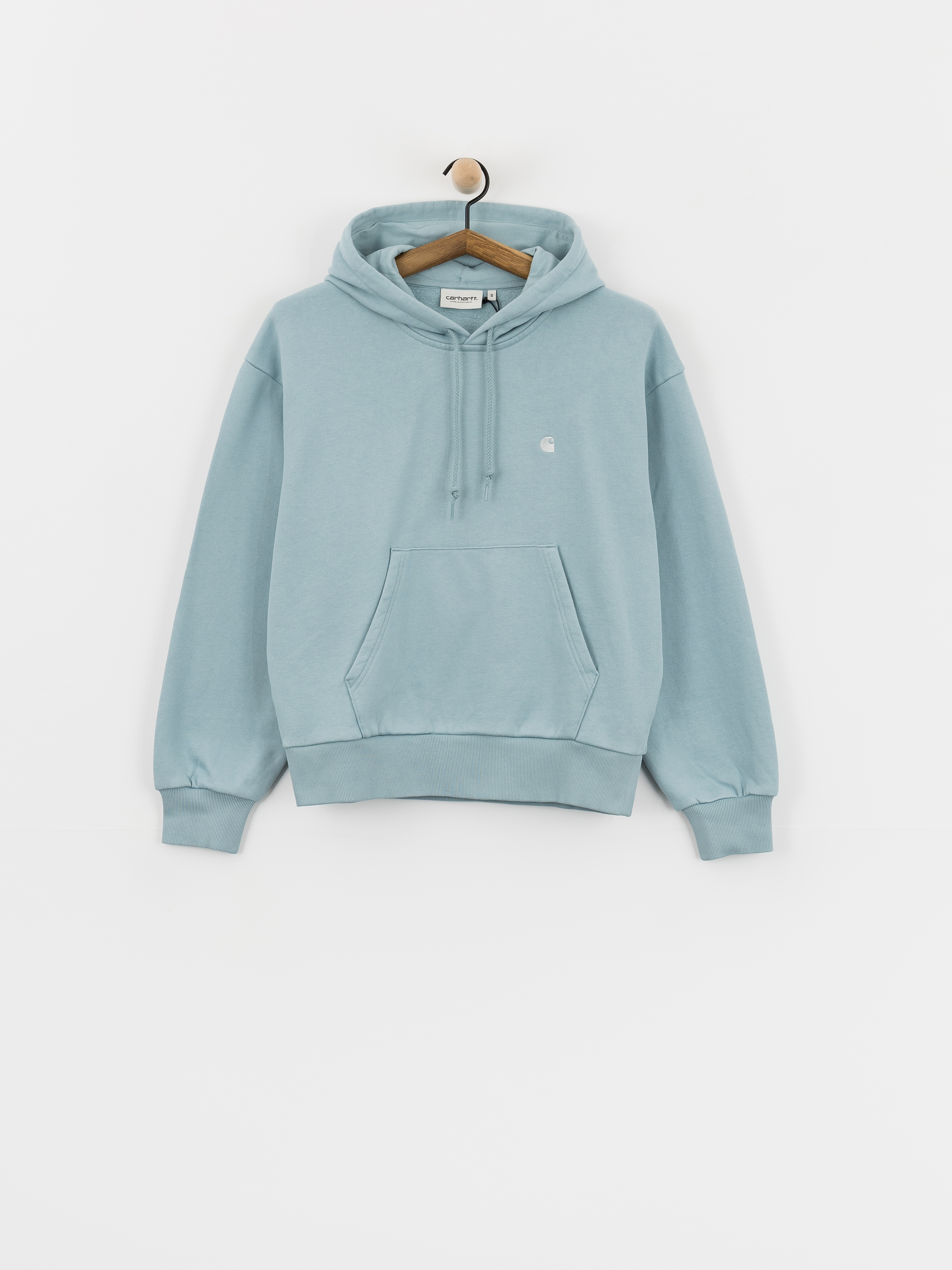 Bluza z kapturem Carhartt WIP Casey HD Wmn (tourmaline/silver)