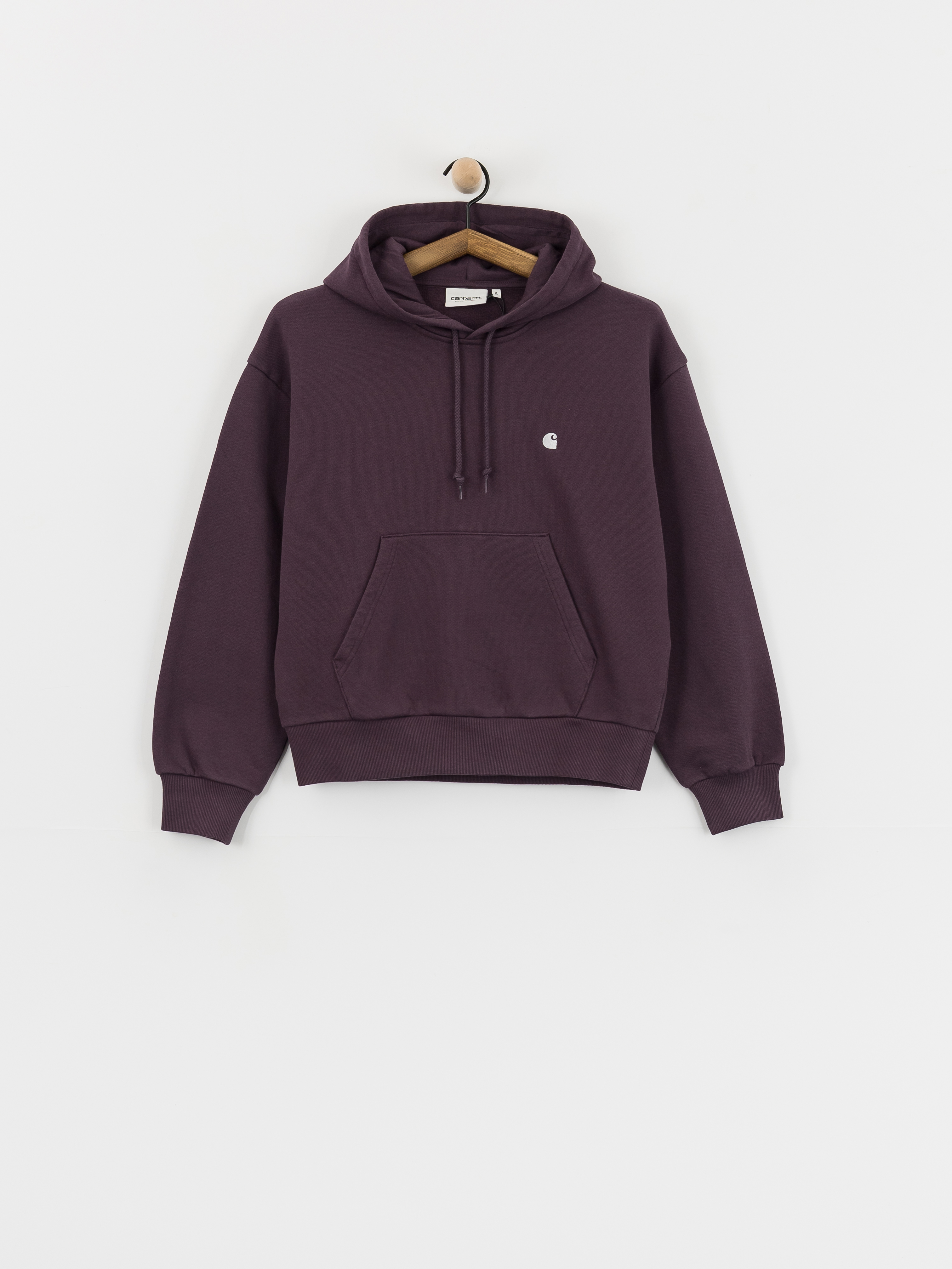 Bluza z kapturem Carhartt WIP Casey HD Wmn (cozy purple/silver)