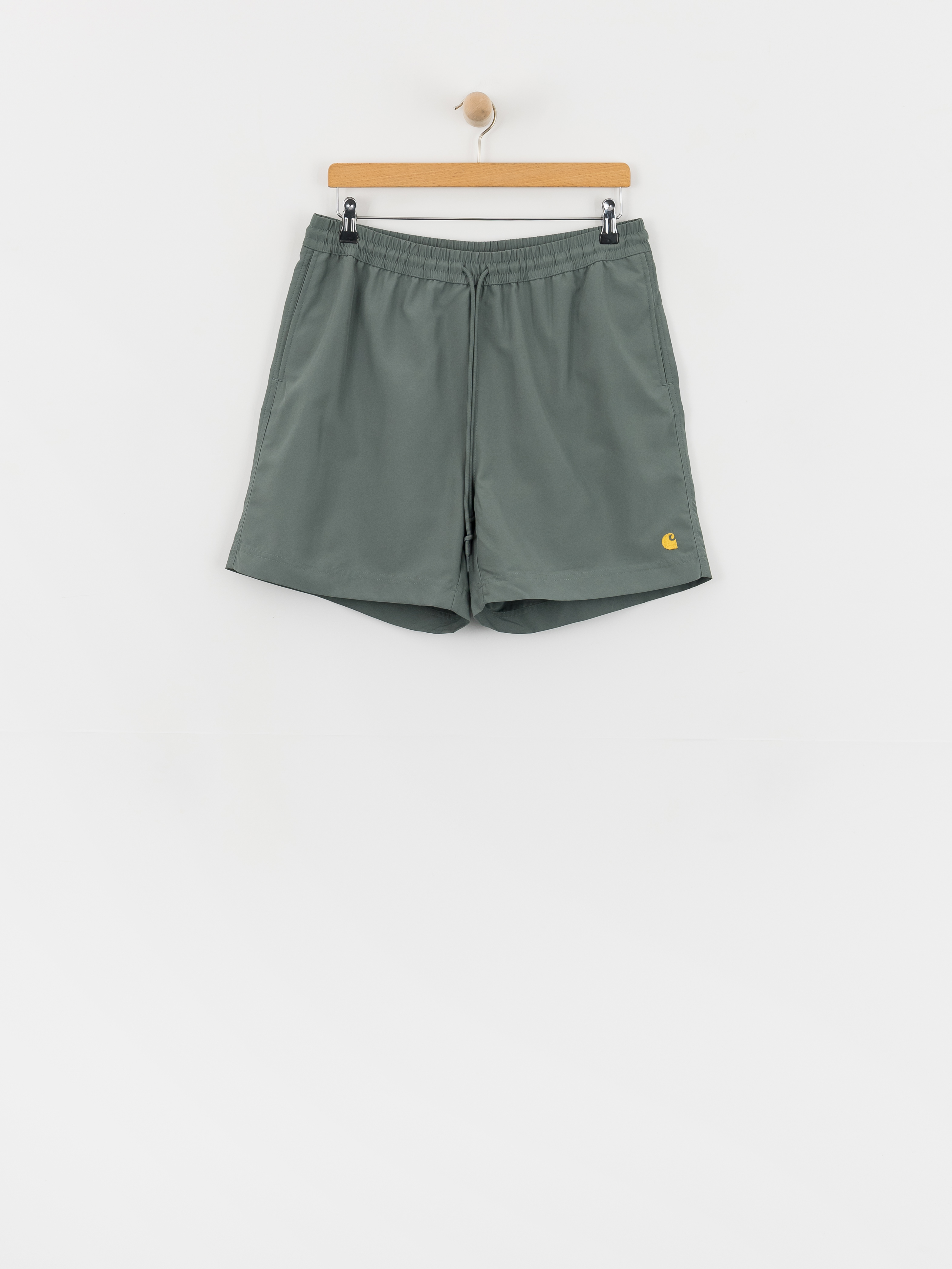 Szorty Carhartt WIP Chase Swim (velvet green/gold)