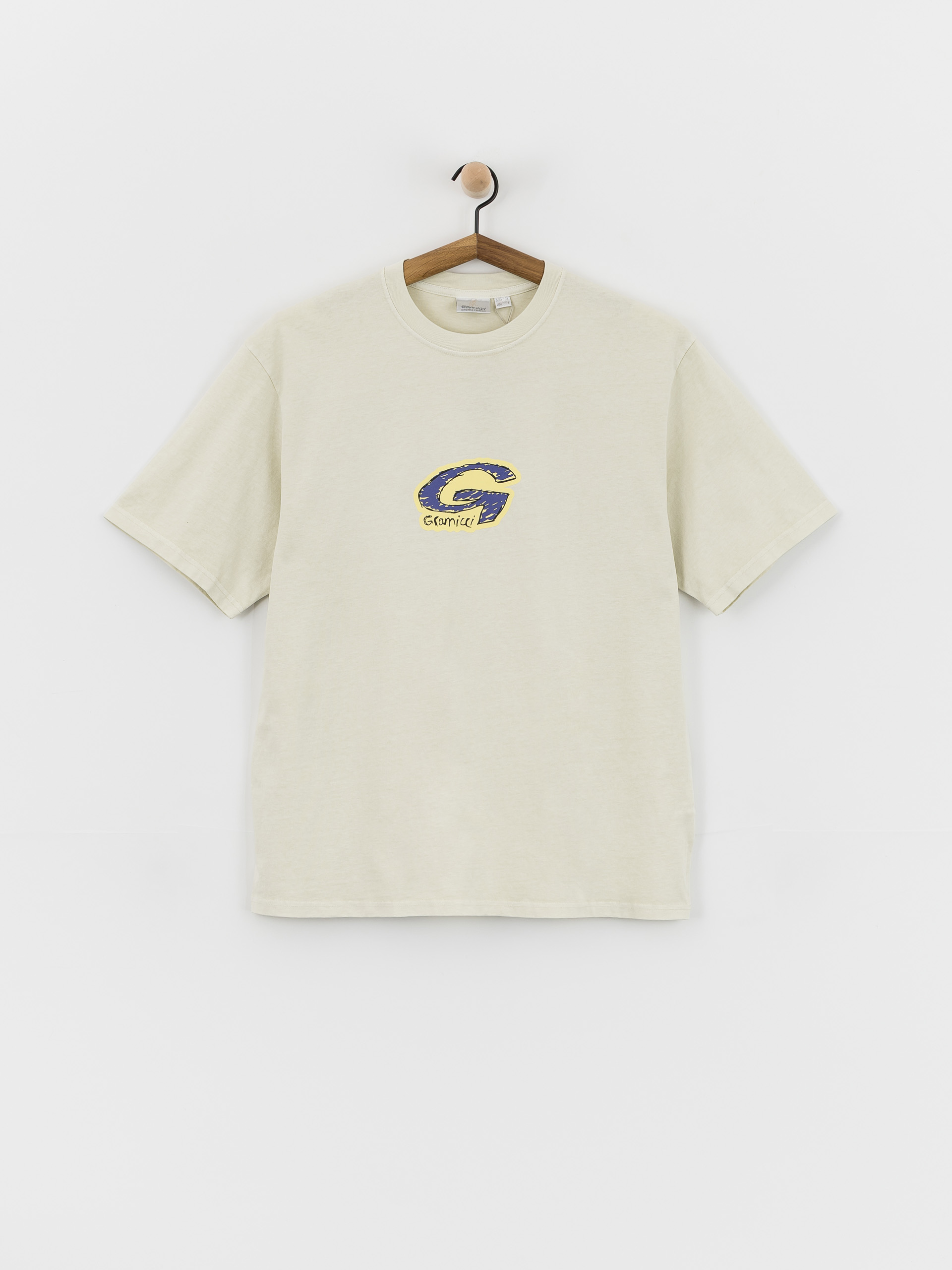 T-shirt Gramicci G-Scribble Pigment Dyed (natural pigment)