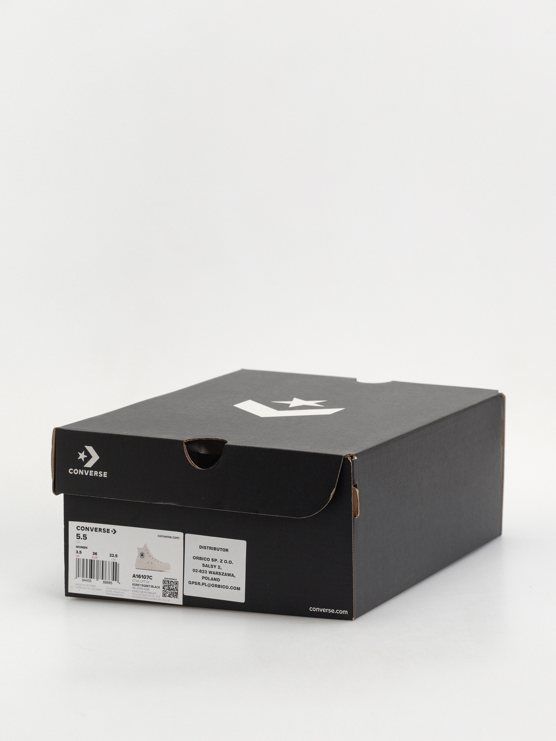 Trampki Converse Chuck Taylor All Star Lift Hi Wmn (egret/egret/black)