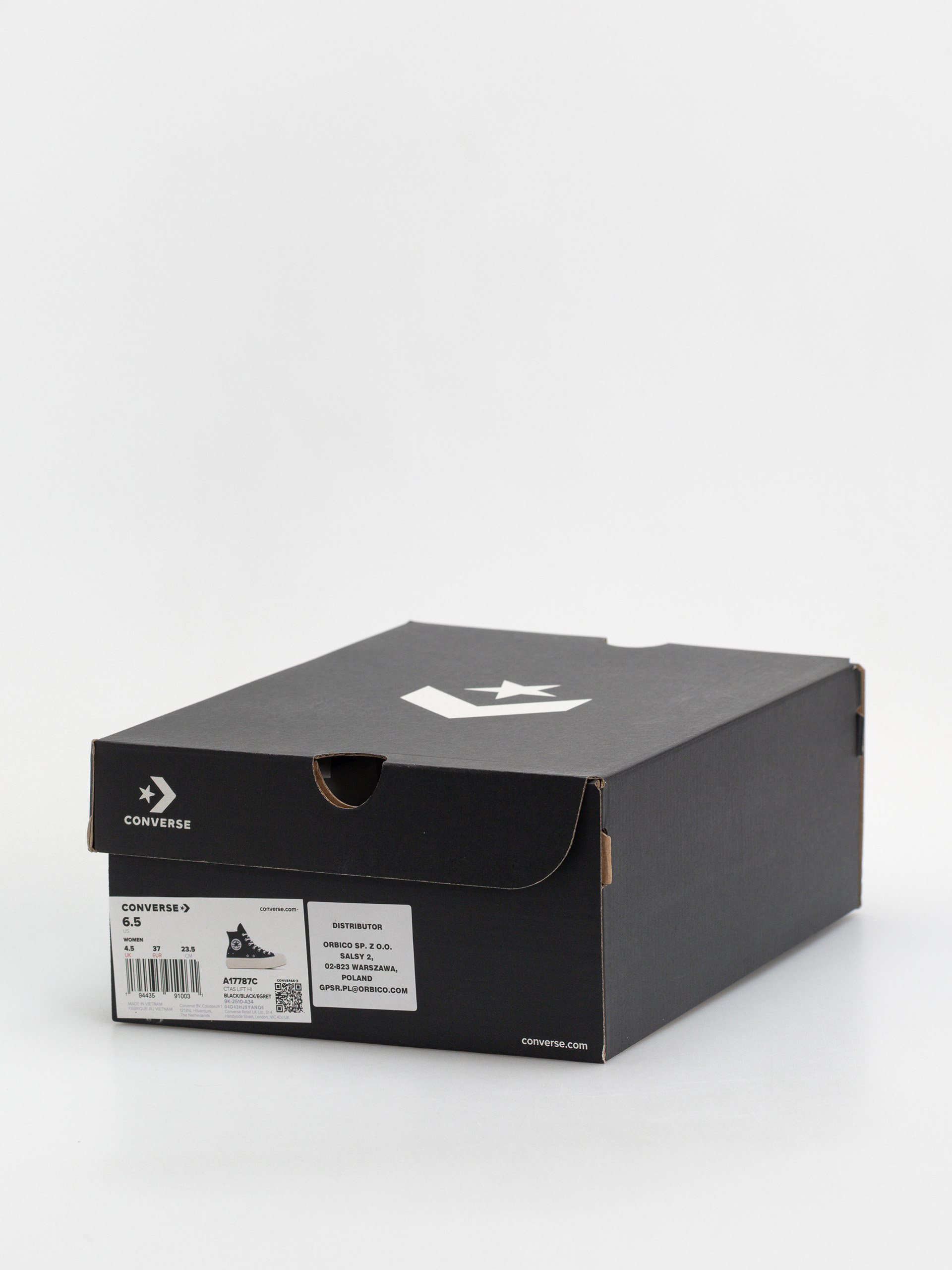 Trampki Converse Chuck Taylor All Star Lift Hi Wmn (black/black/egret)