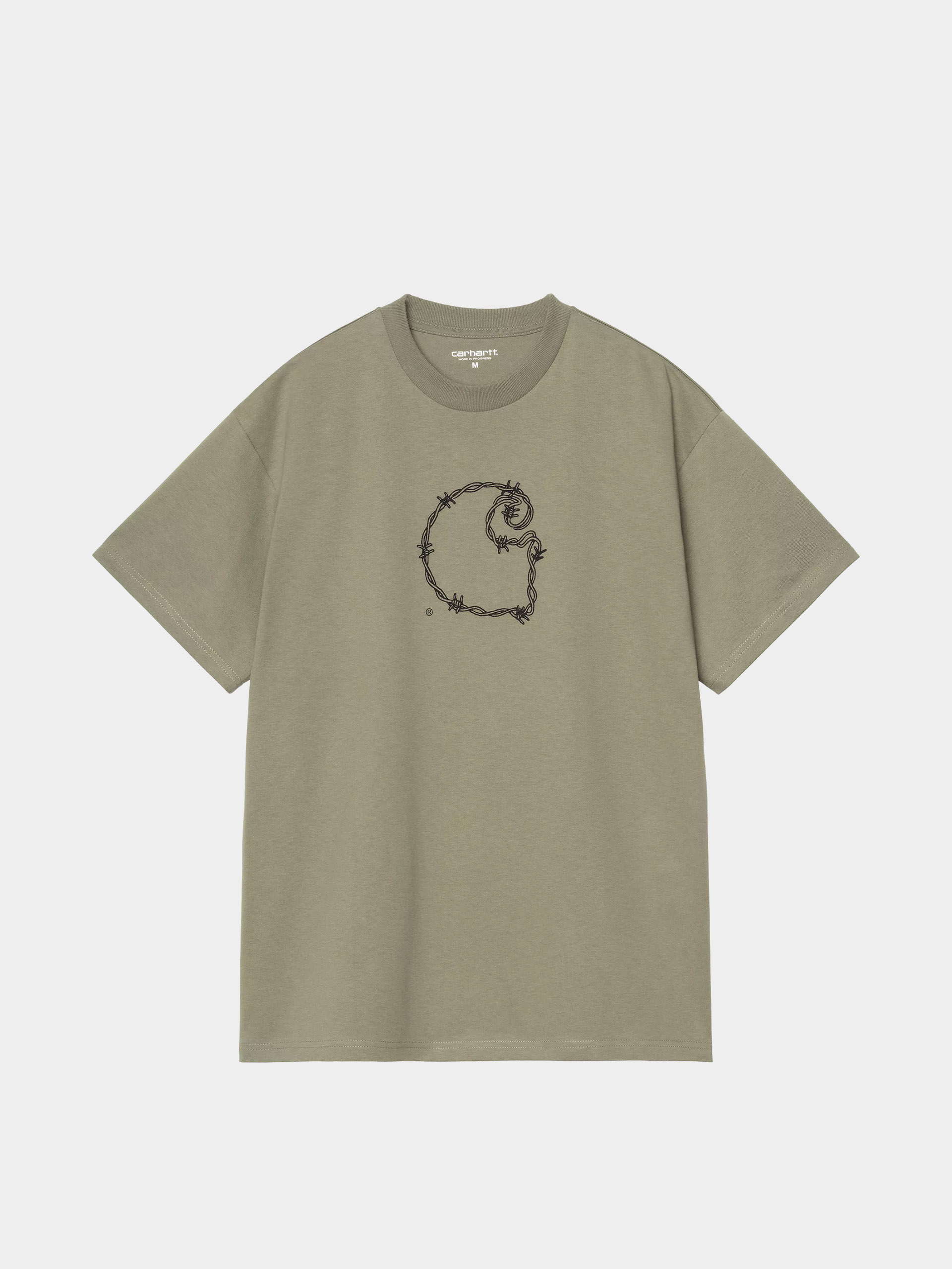 T-shirt Carhartt WIP Barbwire C (dollar green)
