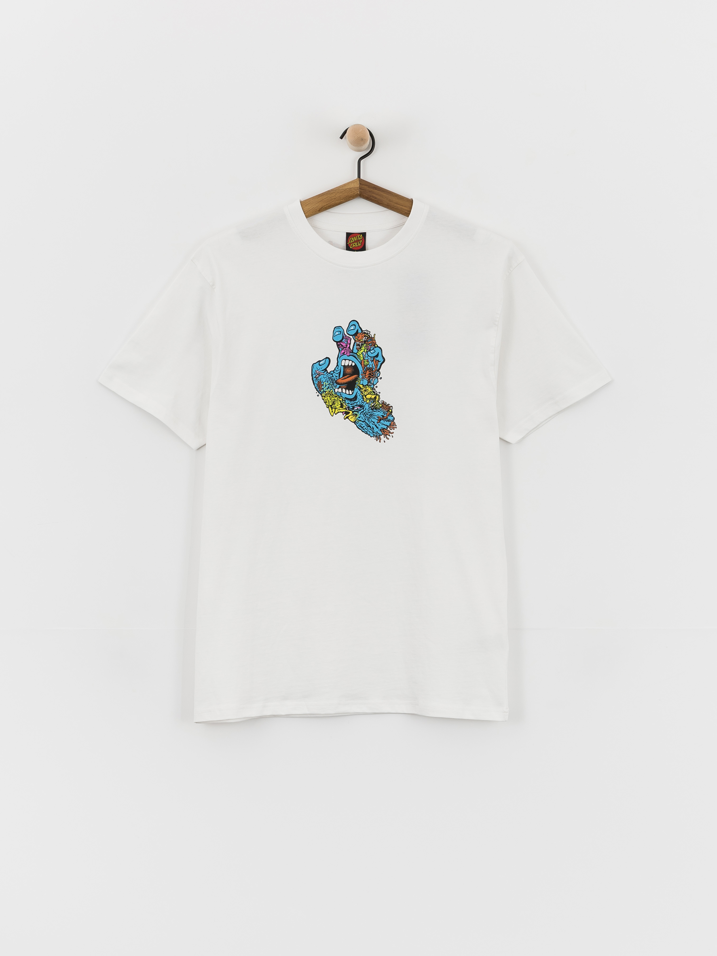 T-shirt Santa Cruz Roskopp Screaming Five Frnt