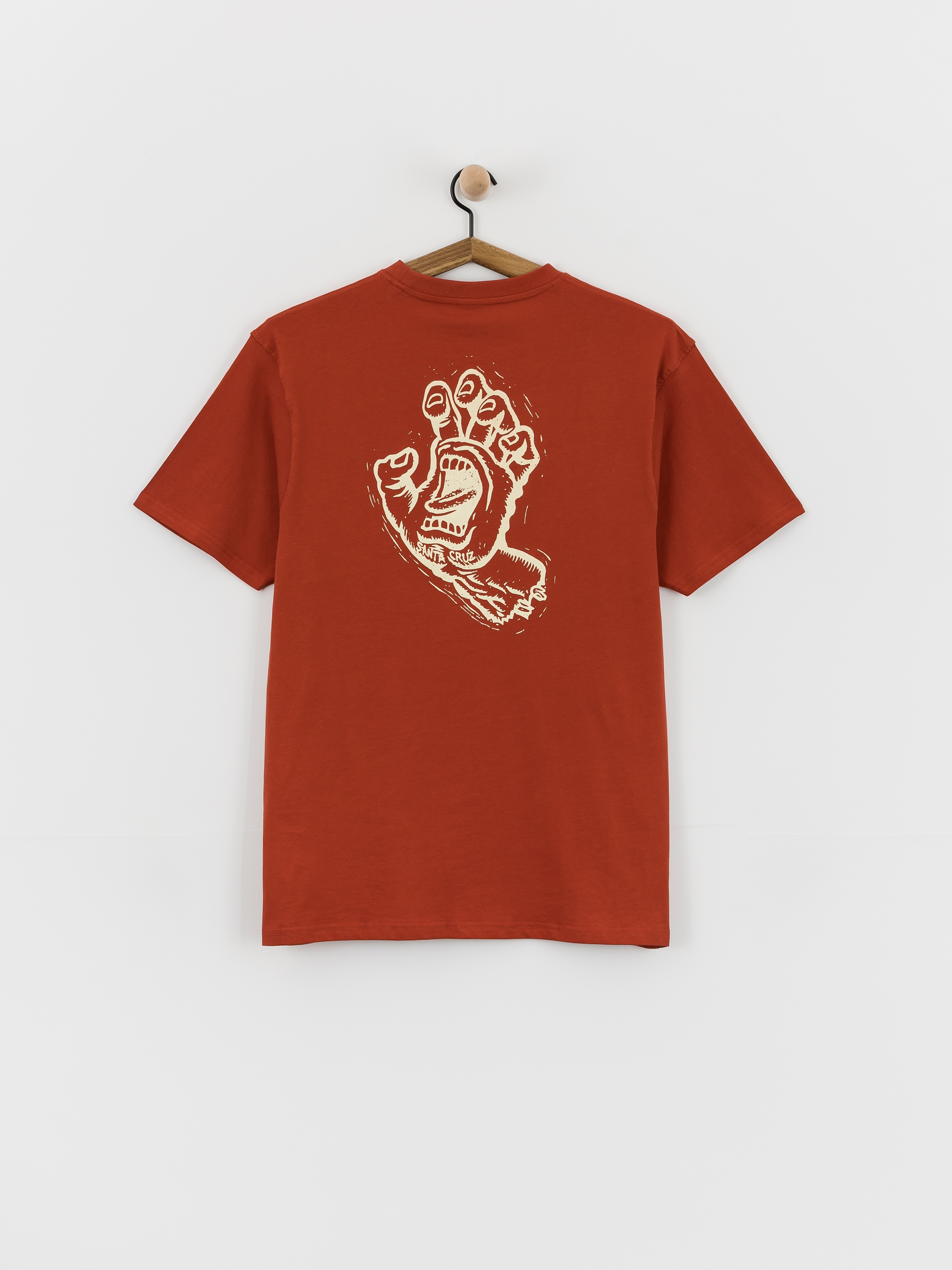 T-shirt Santa Cruz Stamped Screaming Hand (ketchup)