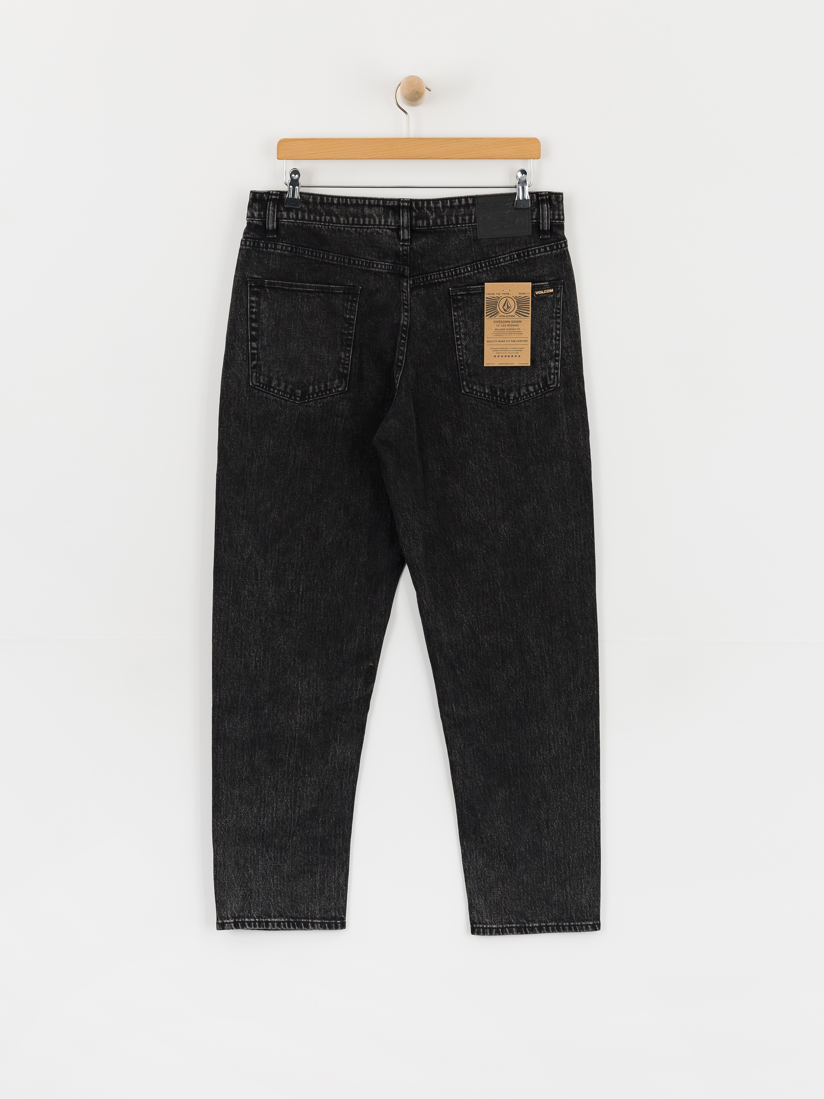 Spodnie Volcom Fivedown (blackity black)