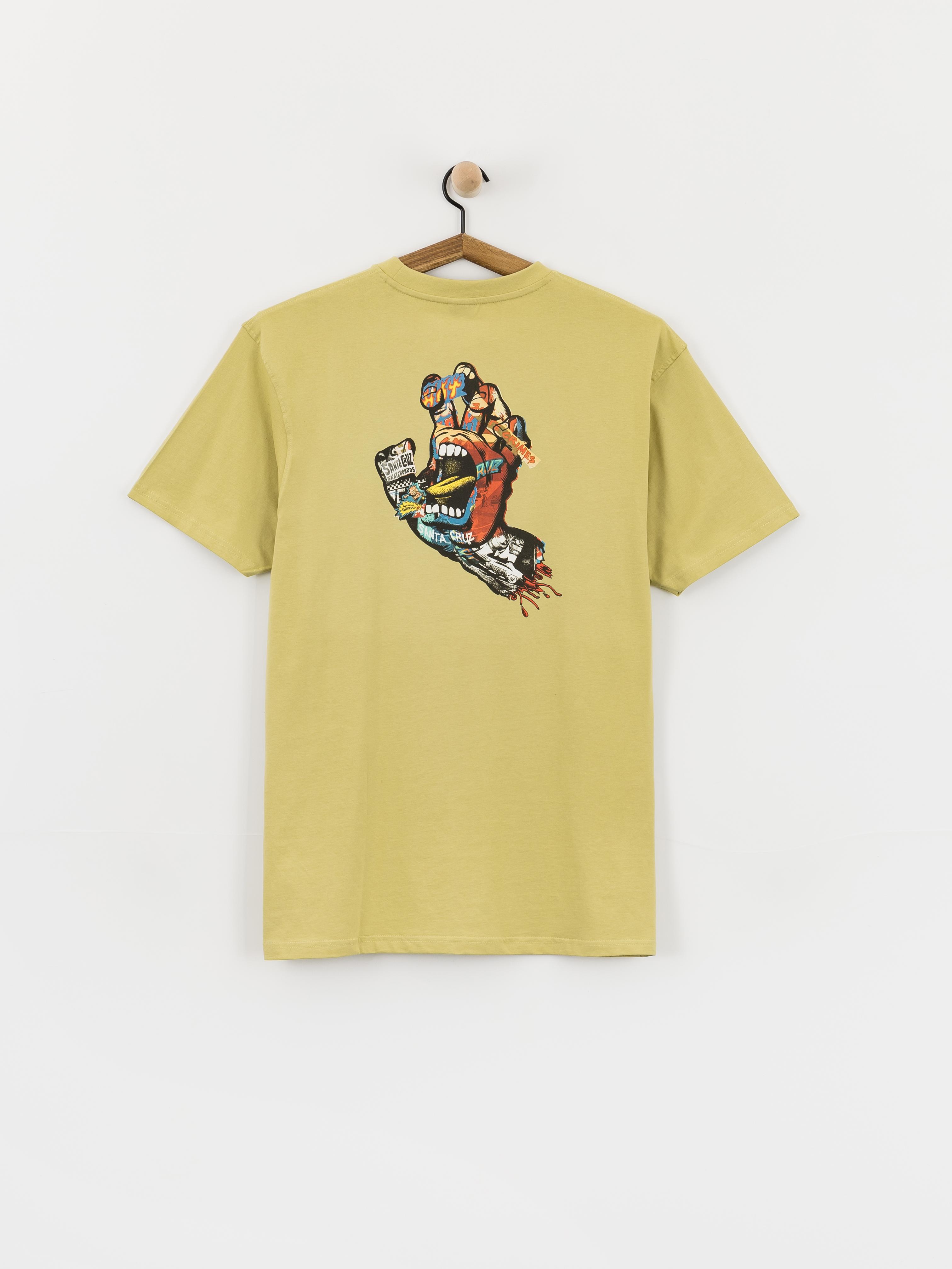T-shirt Santa Cruz Collage Hand (faded khaki)